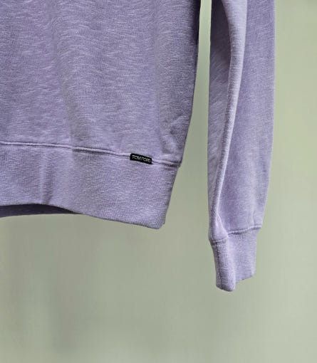 Tom Ford o1sm1stk0725 Cotton Sweatshirt in Lilac Gray Size US L / EU 52-54 / 3 - 3 Thumbnail