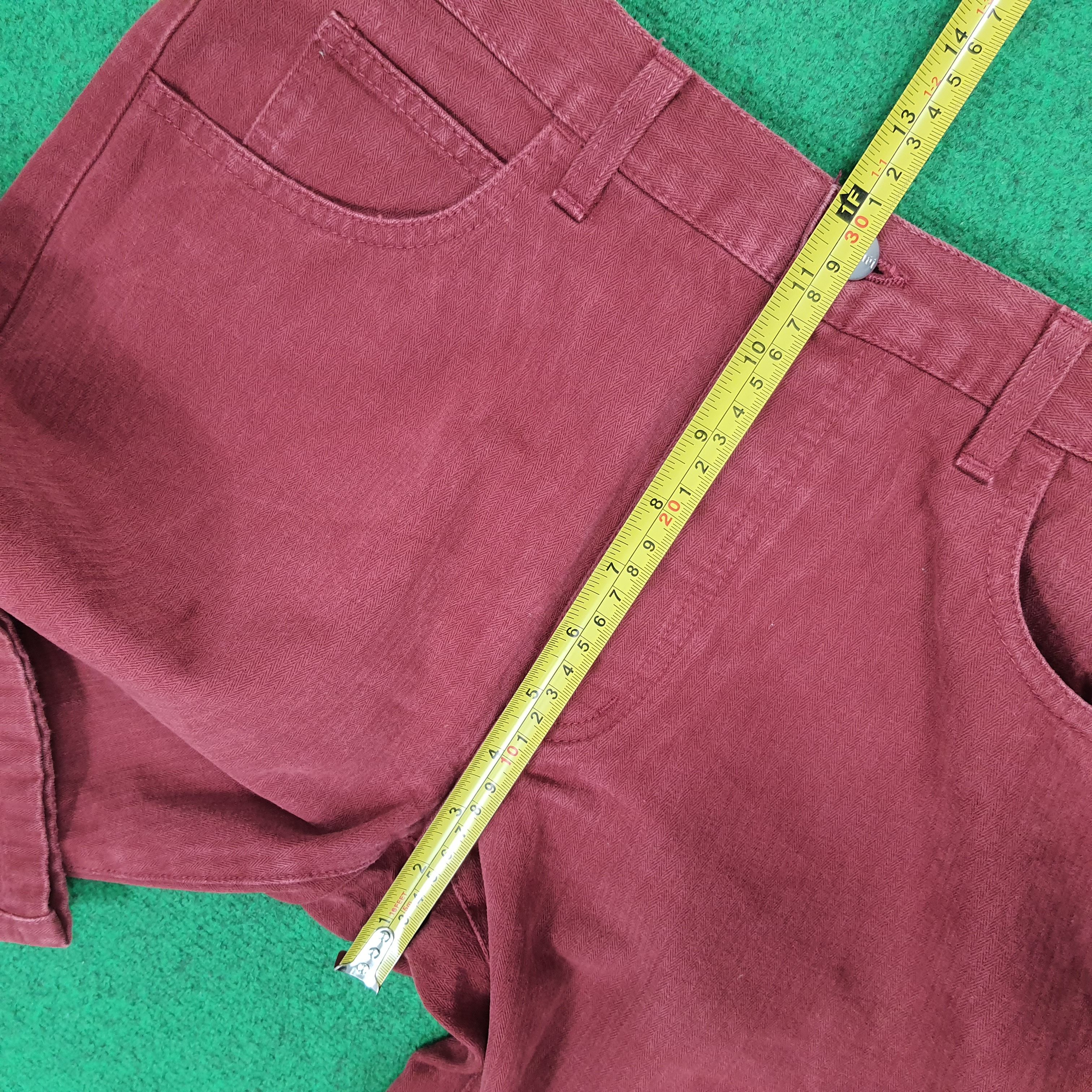 Ferrari Vintage Rare FERRARI x FILA Red Denim Pants Italy C297N8 Size US 31 - 14 Thumbnail