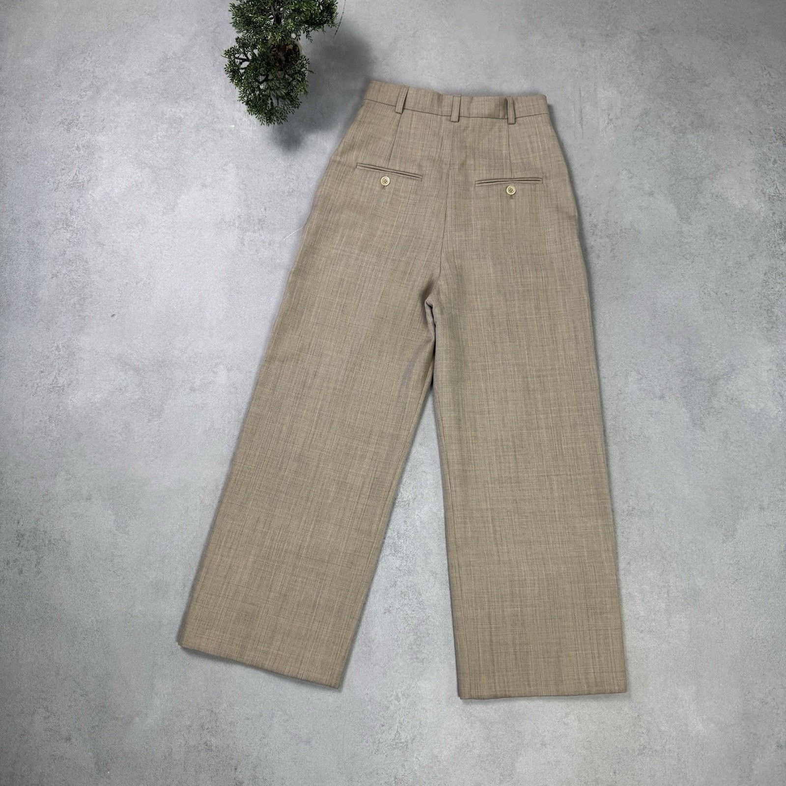Jacquemus JACQUEMUS Le Coup De Soleil Beige Pants Size 36 Wool Size 26" / US 2 / IT 38 - 12 Thumbnail