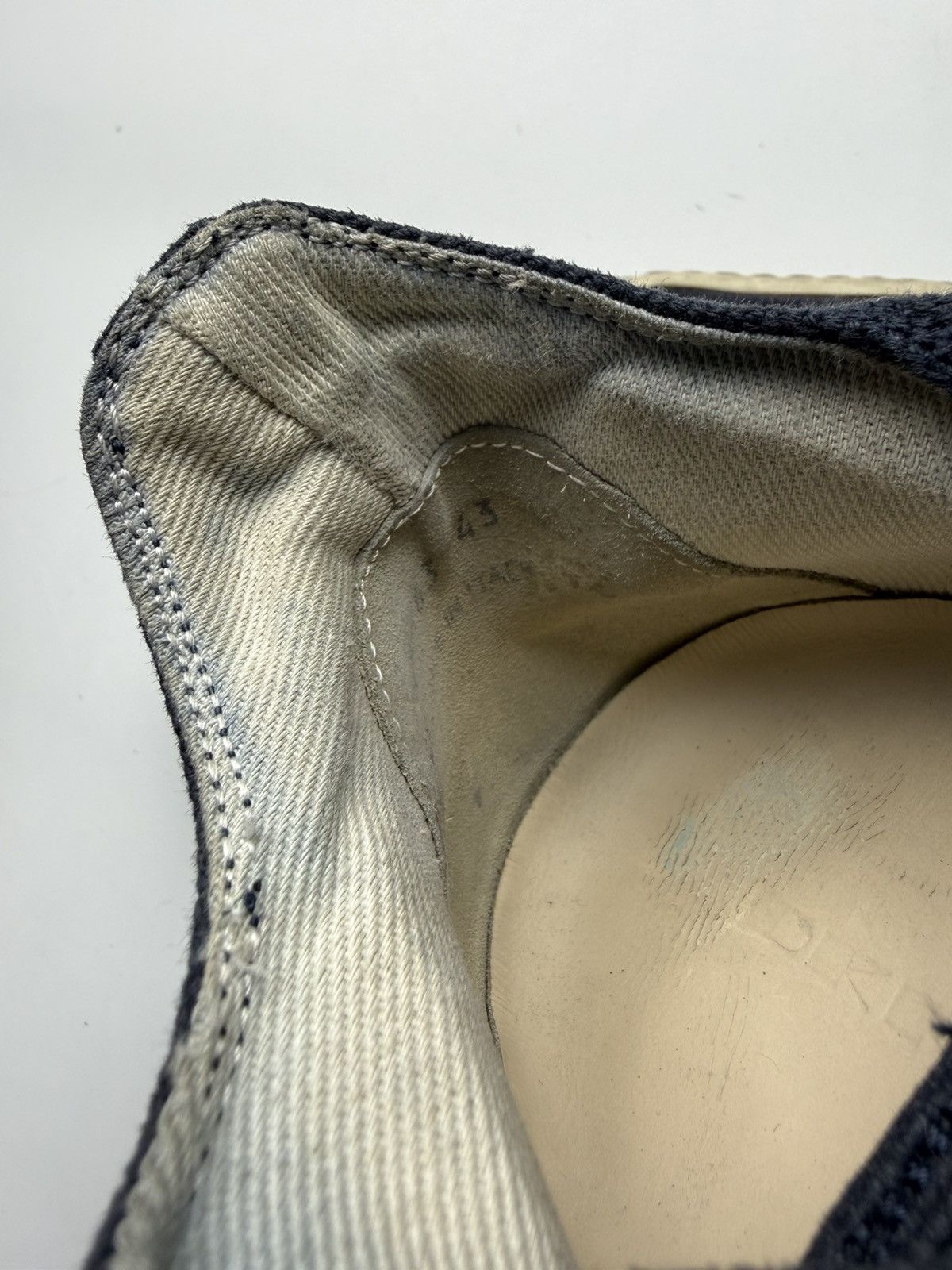 Rick Owens Drkshdw Rick Owens Drkshdw Logo Navy Ramones Low Size US 10 / EU 43 - 6 Thumbnail