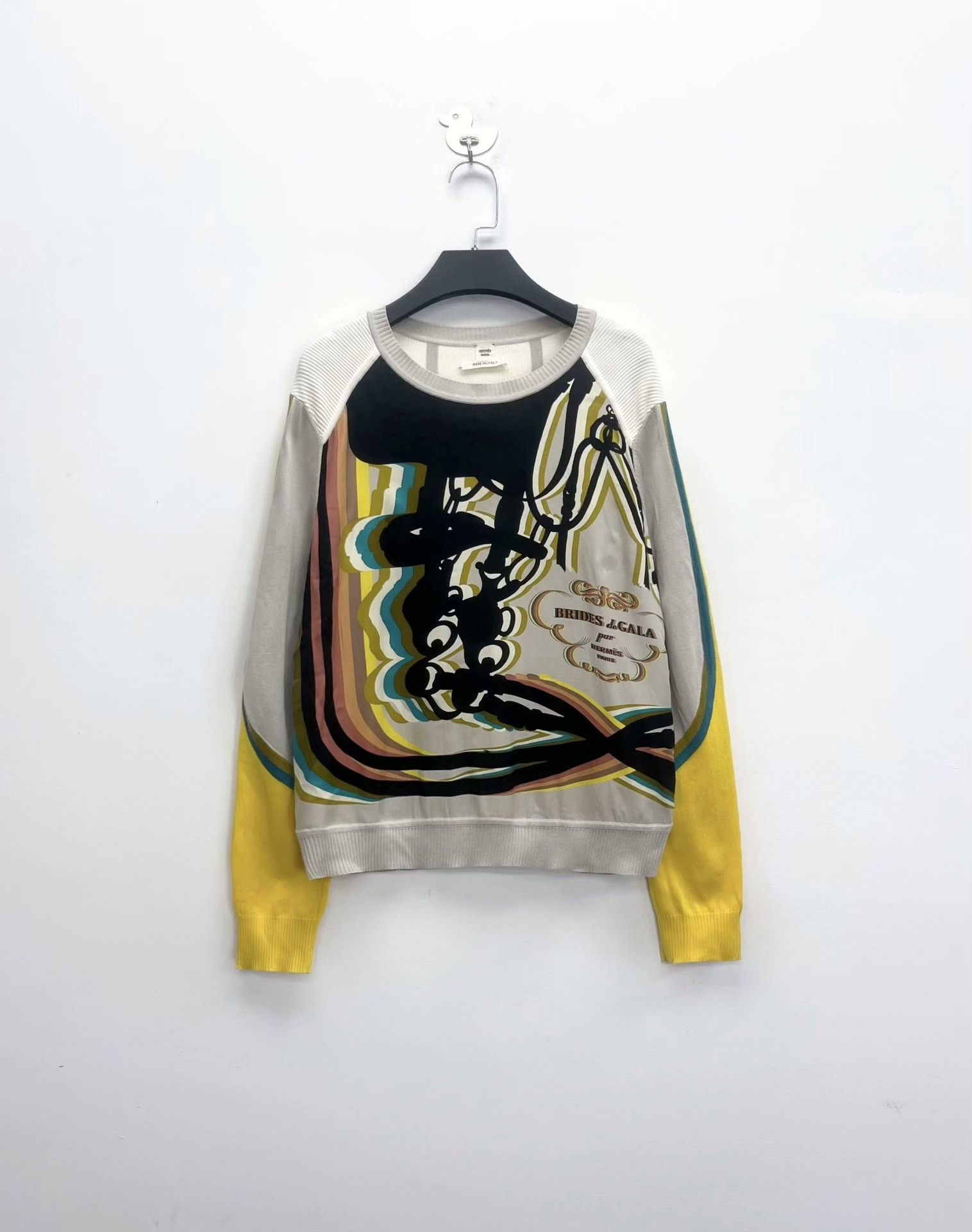 Hermes Hermes Retro Yellow Sweater 38 Women Size S / US 4 / IT 40 - 1 Thumbnail