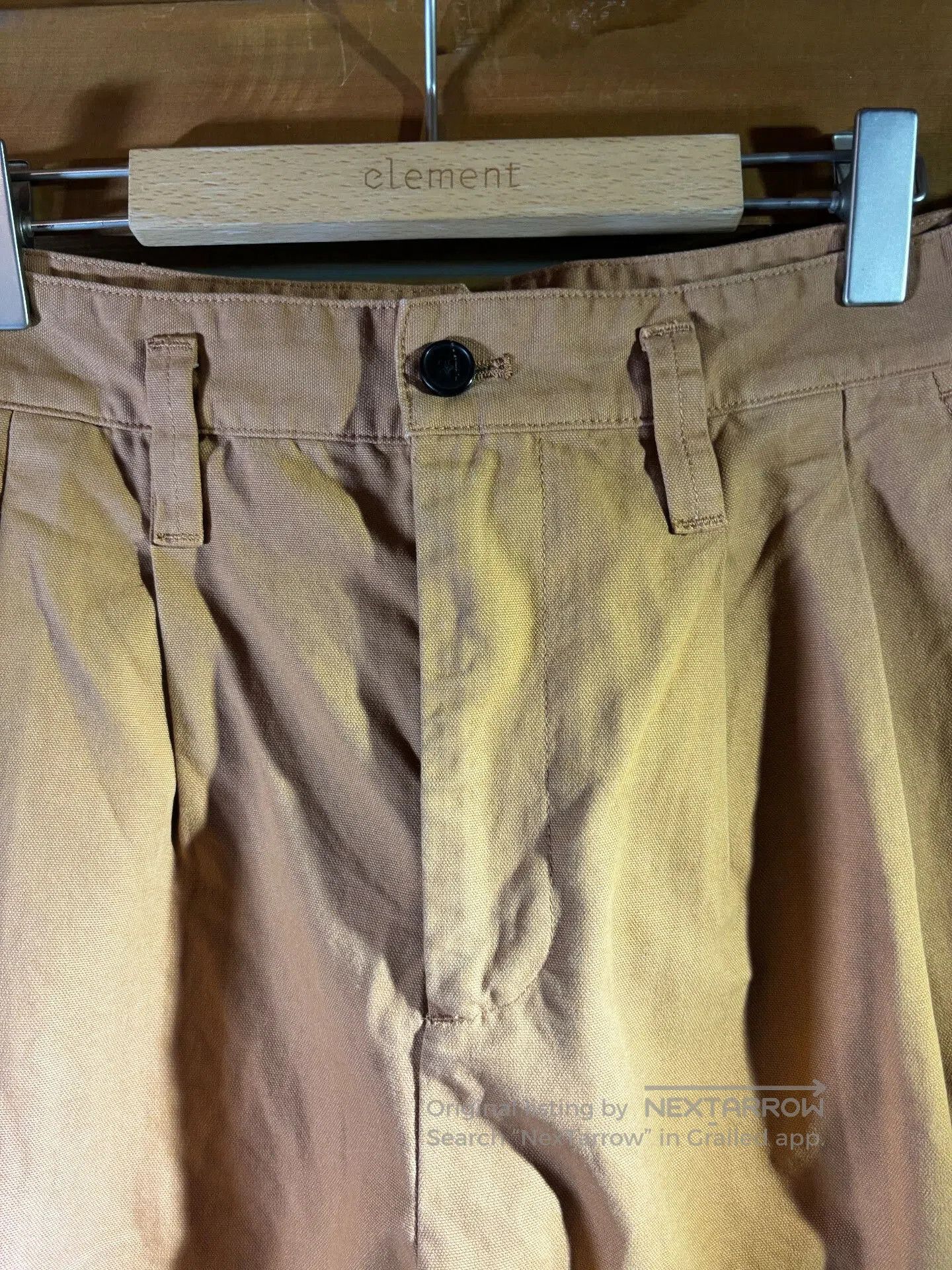 MHI TOAST Plant Dyed Double Pleat Trousers. Size US 34 / EU 50 - 2 Thumbnail