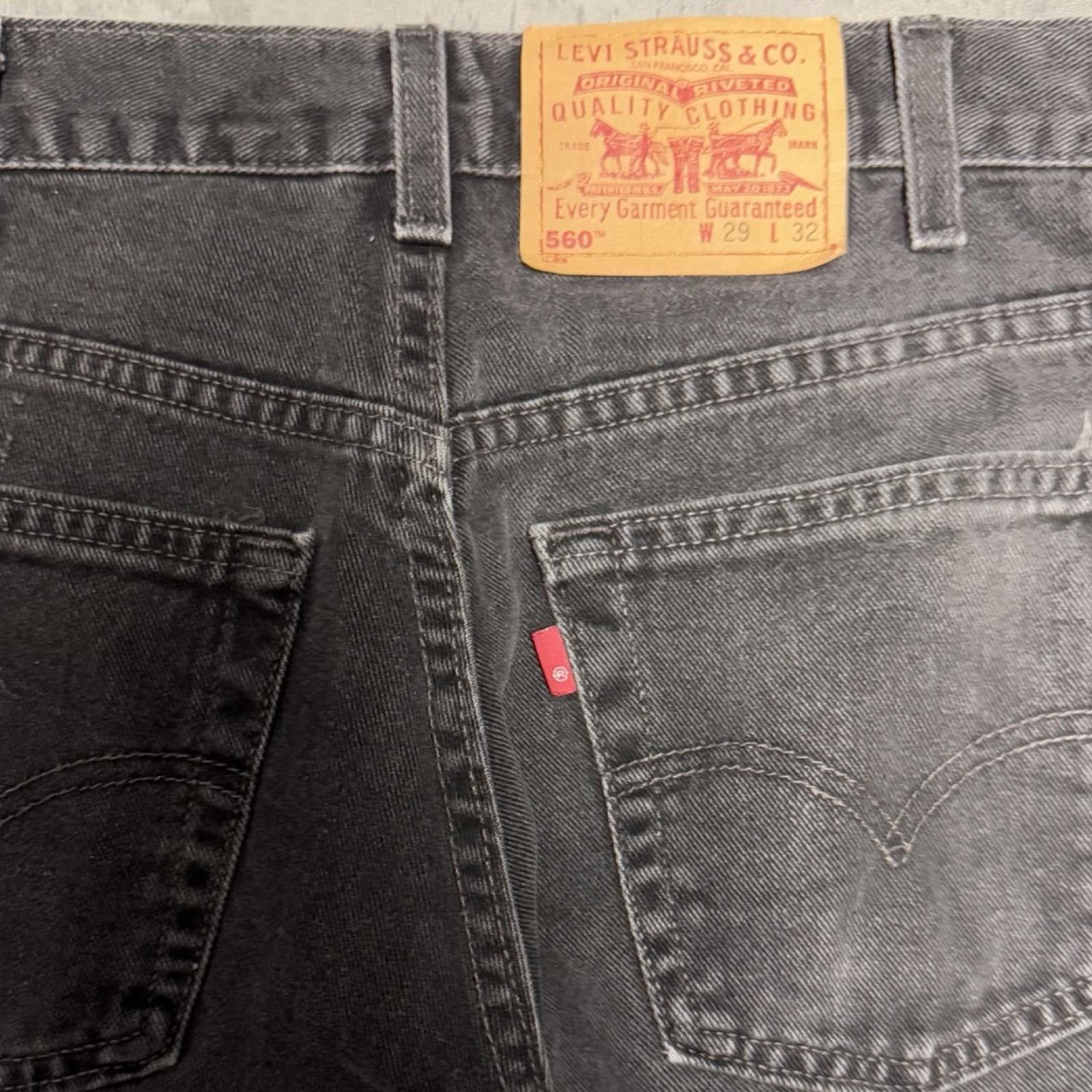 Levi's Vintage Levi's 560 -- 29 x 32 -- Size US 29 - 3 Thumbnail