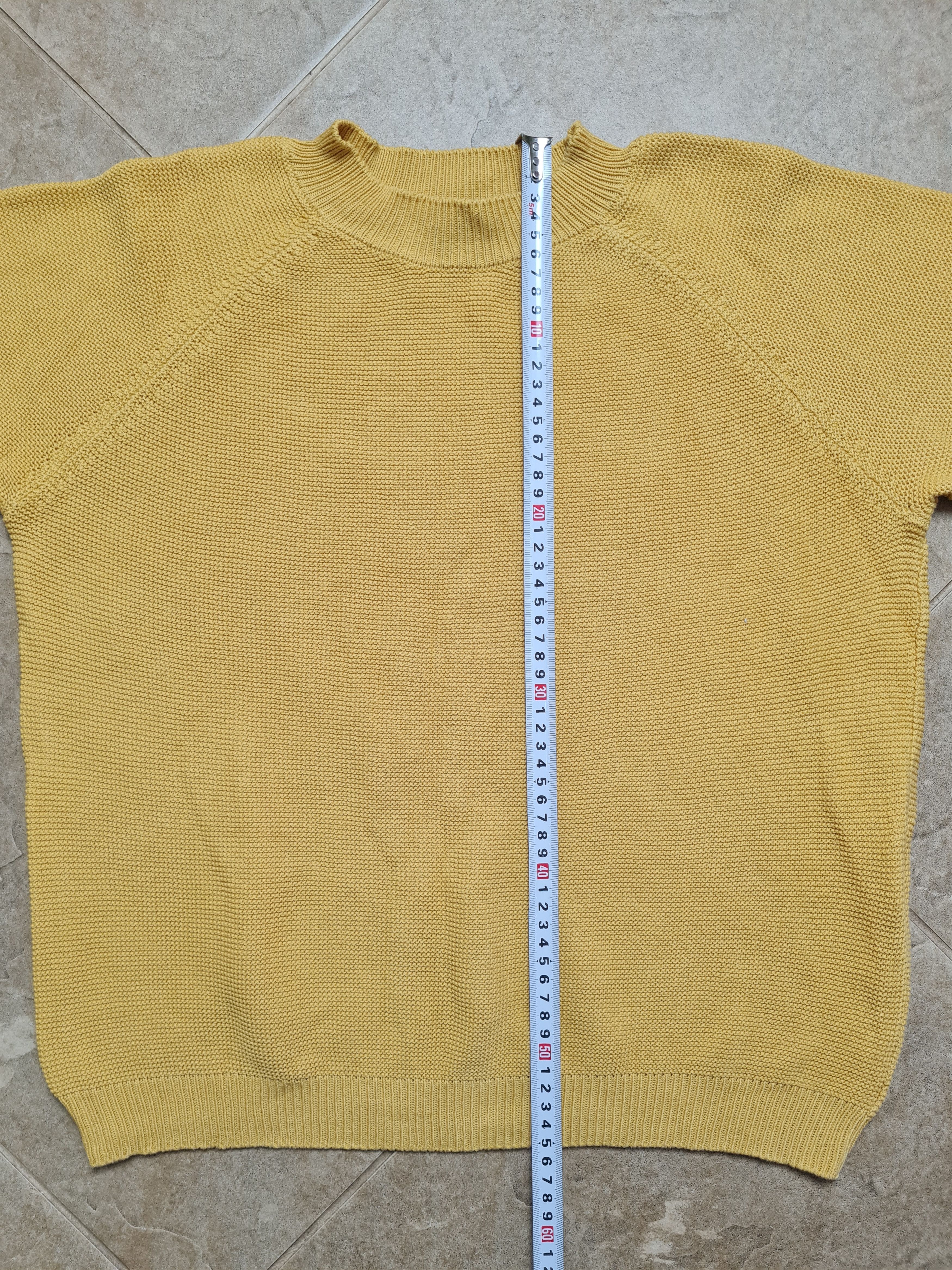 Max Mara Weekend Max Mara Womens Yellow Knit Sweater Raglan Sleeve Size M / US 6-8 / IT 42-44 - 6 Thumbnail