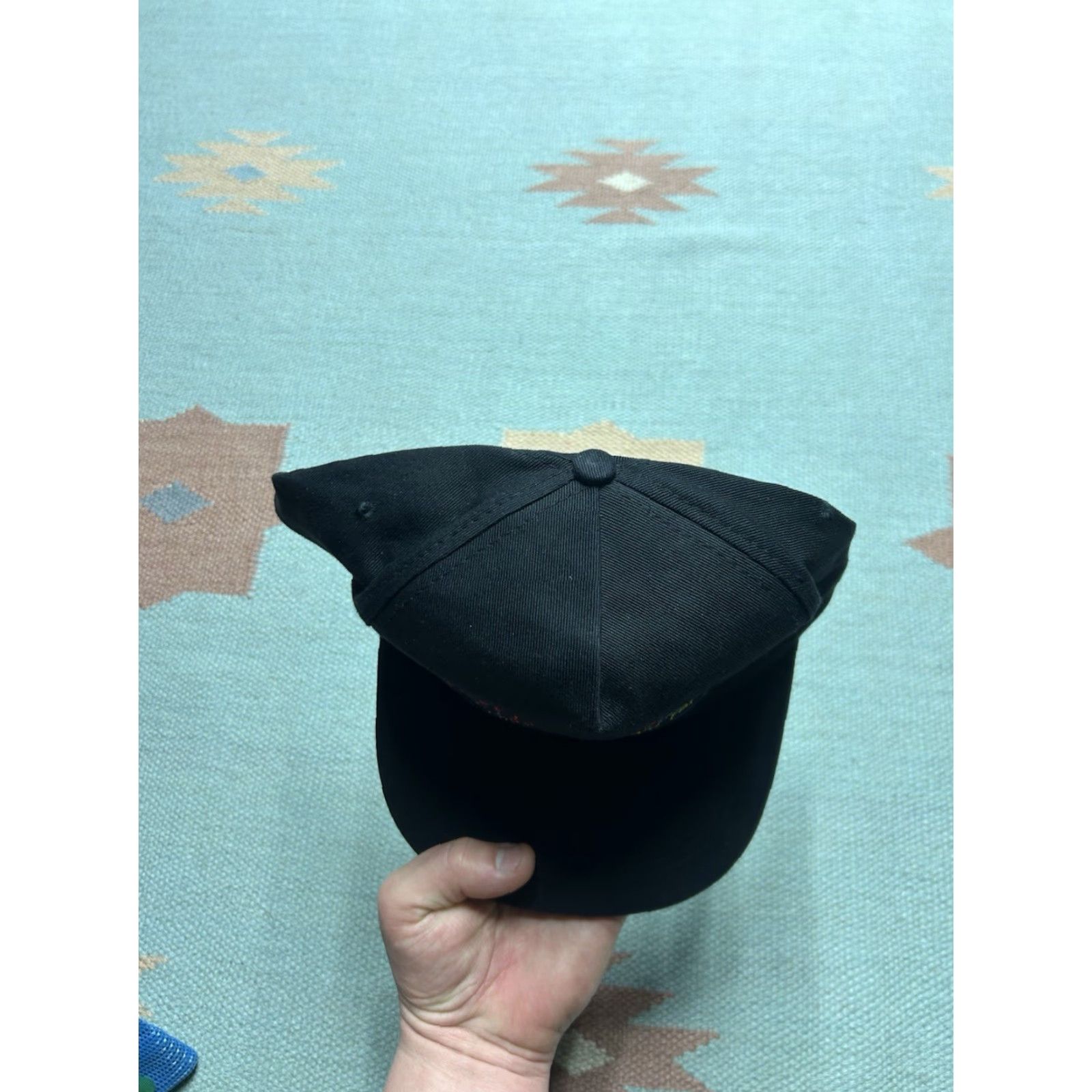 Vintage VINTAGE SnapBack Hat Cap Old Fart Funny Joke Humor Novelty Black Embroidered Men Adjustable Snapback Size ONE SIZE - 3 Thumbnail