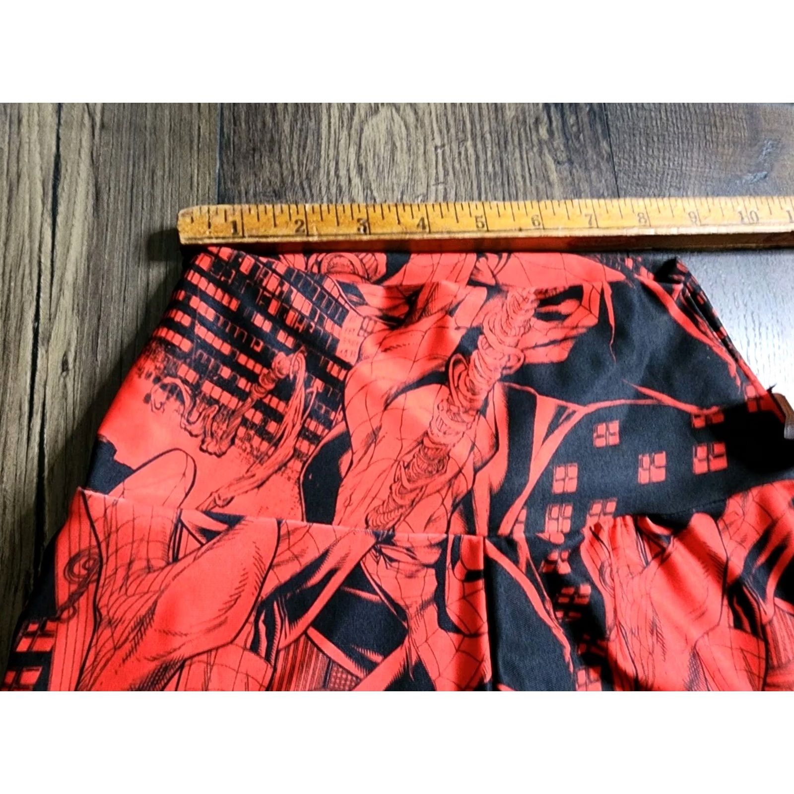 Vintage VINTAGE? Universal Studios Womens XS SPIDERMAN MARVEL COMICS Leggings Stretch Pants Size 26" / US 2 / IT 38 - 4 Thumbnail