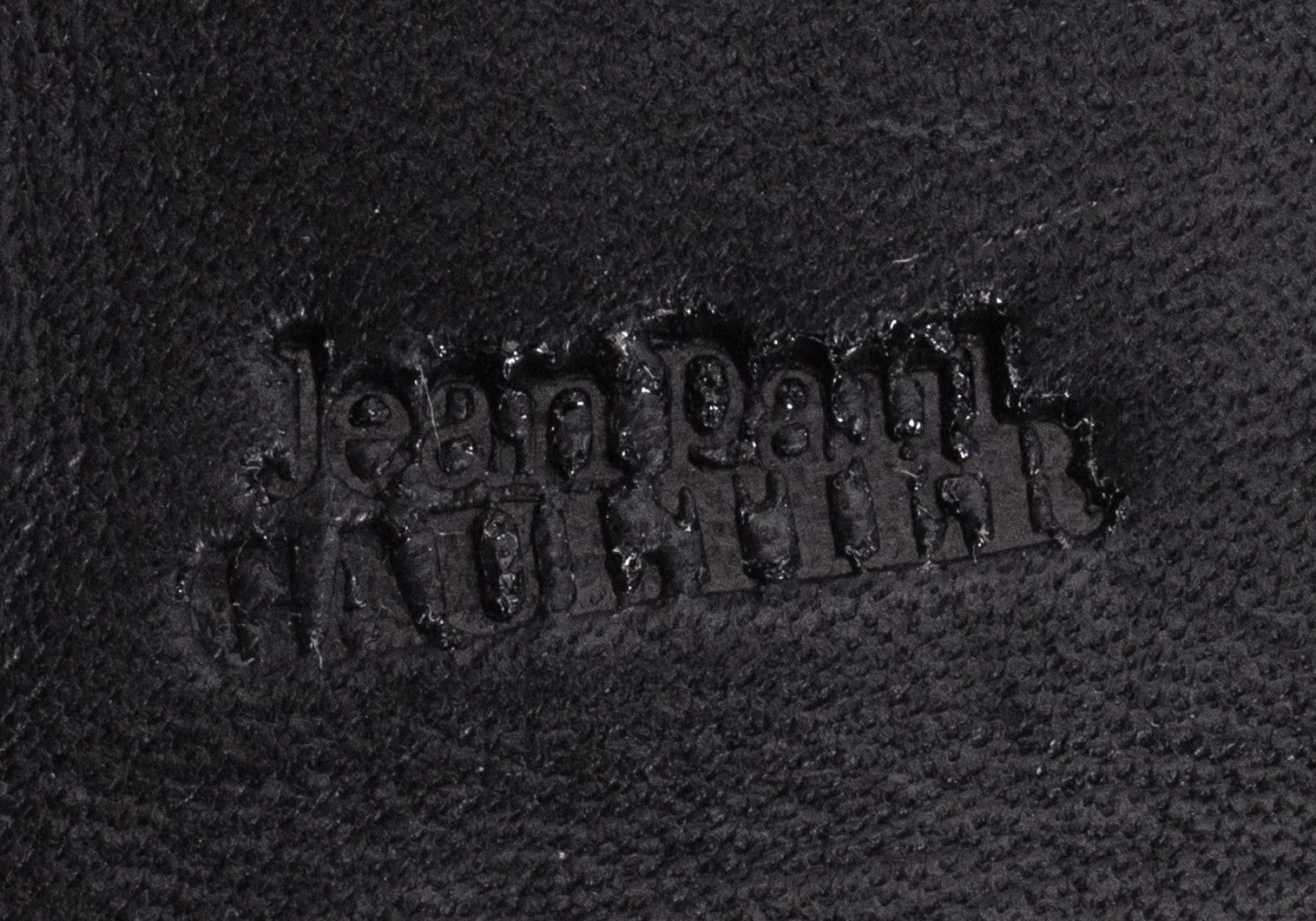 Jean Paul Gaultier Dragon Button Leather Zip Case Black Size ONE SIZE - 9 Thumbnail