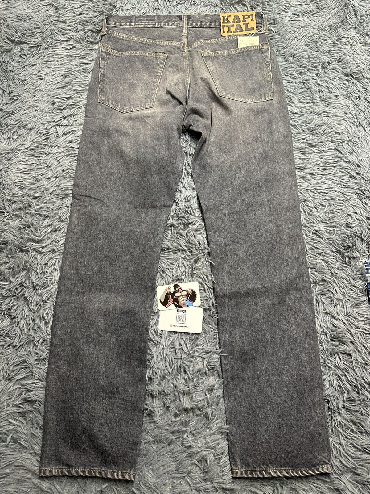 Kapital Kapital Kountry 14oz 5P Monkey CISCO Jeans (studded remake) Size US 32 / EU 48 - 3 Thumbnail