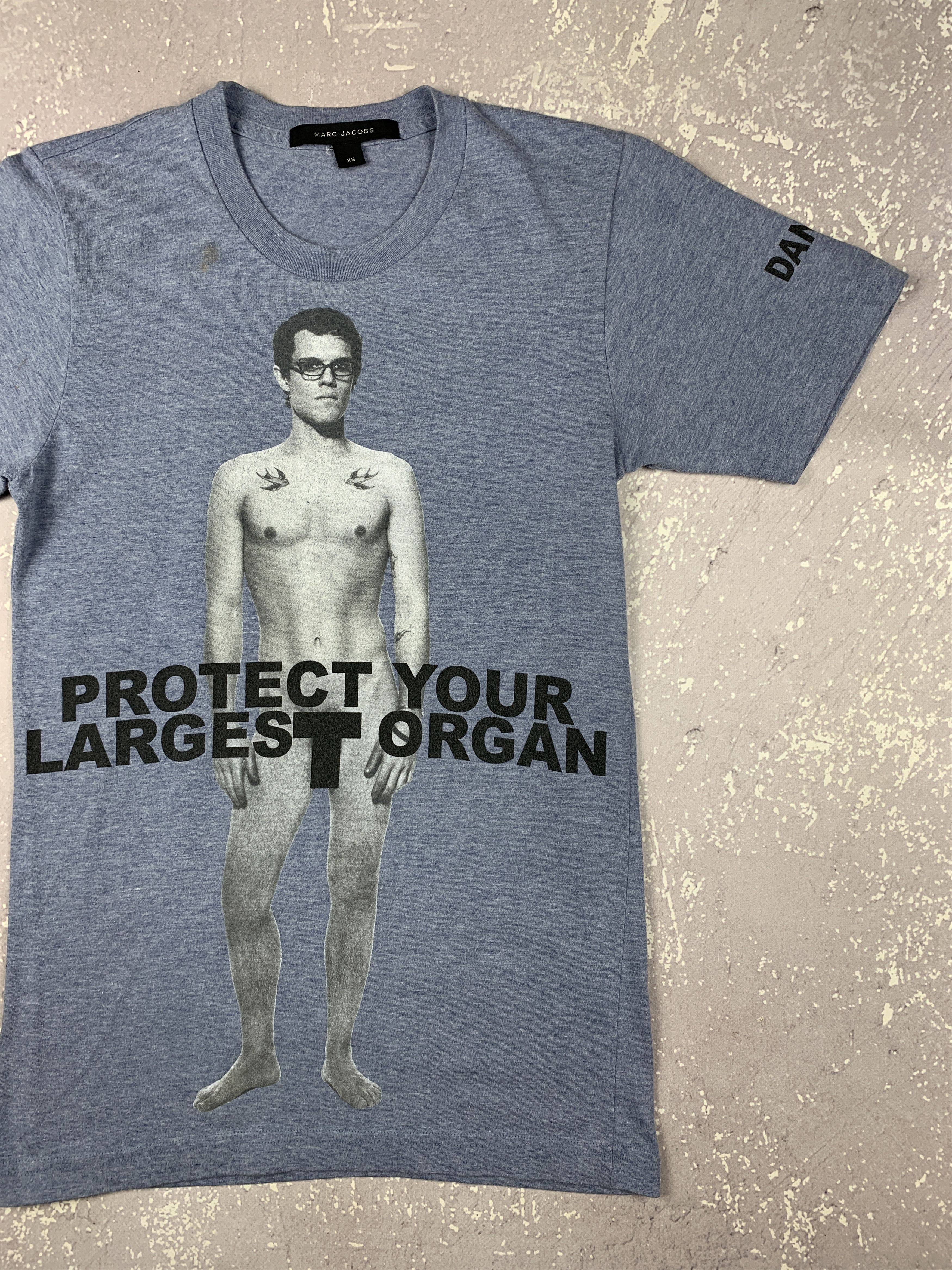Marc Jacobs RARE Marc Jacobs Protect Your Organ Duffy Naked Daniel Shirt Size US XS / EU 42 / 0 - 2 Thumbnail