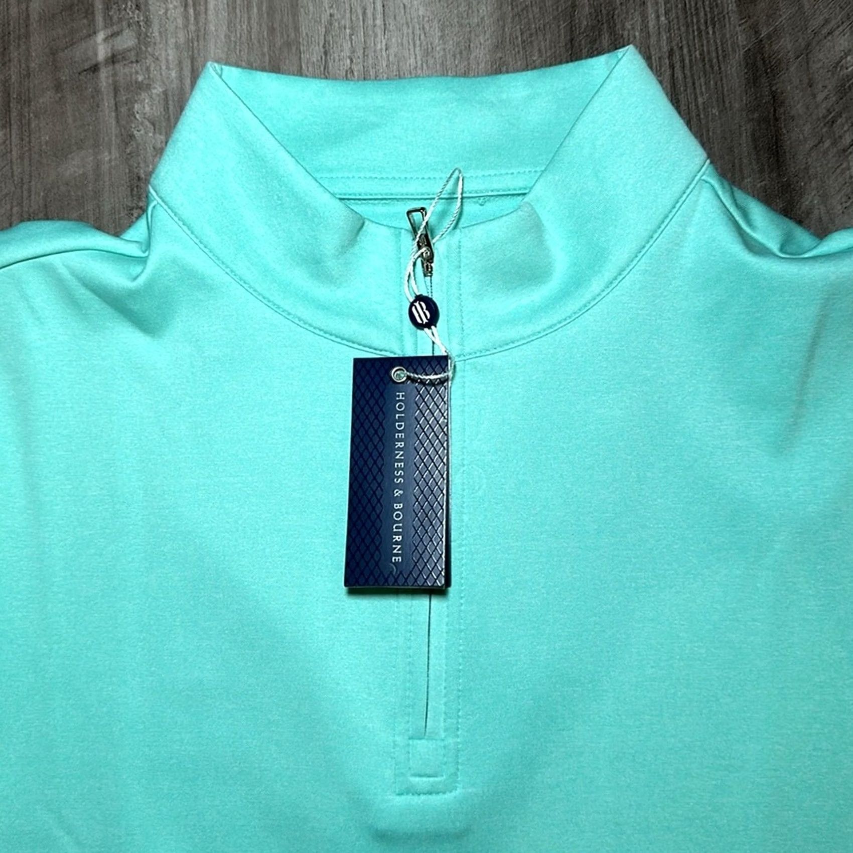 Vintage Holderness & Bourne Dry Luxe Performance Quarter Zip Pullover M Men Green XS? Size US M / EU 48-50 / 2 - 6 Thumbnail