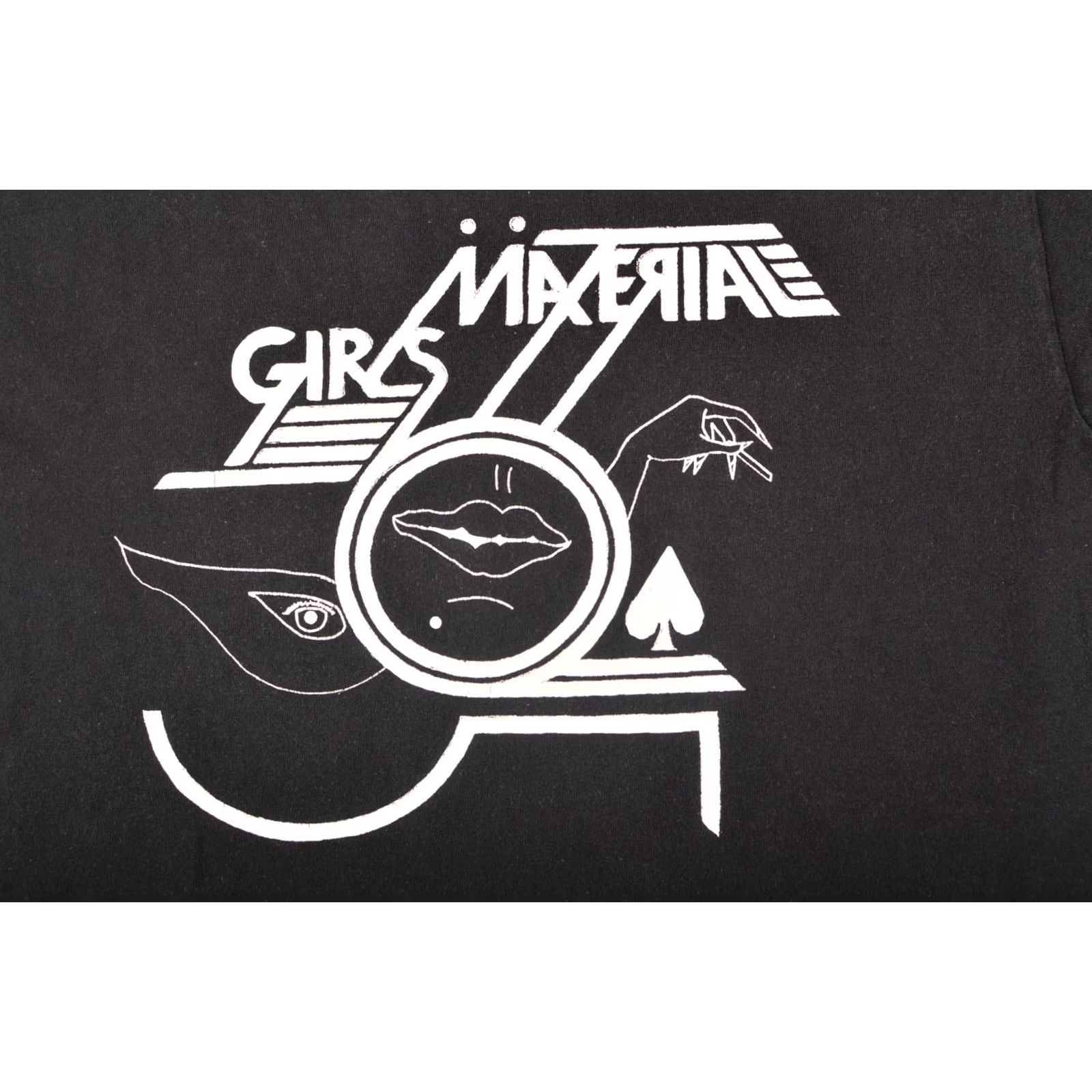 Gildan Gildan Girls Vintage Black Graphic T-Shirt Tee M XS? Size US M / EU 48-50 / 2 - 2 Thumbnail