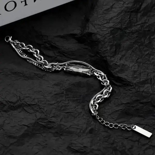 Japanese Brand × Jewelry Geometric Black Zircon Bracelets Size ONE SIZE - 4 Thumbnail