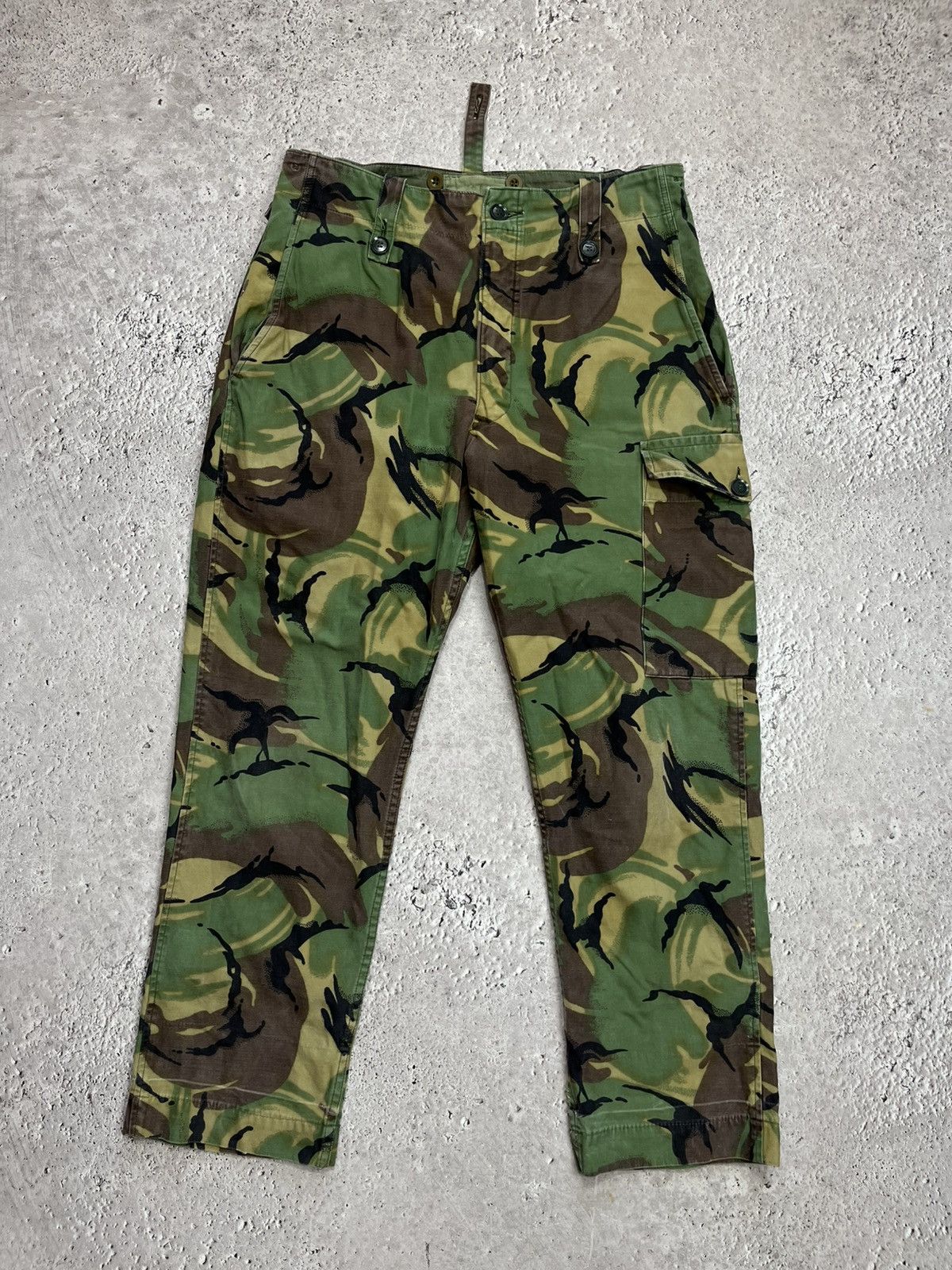 Other Vintage Military Camo Cargo Pants Army Combat Green Tactical Size US 32 / EU 48 - 1 Thumbnail