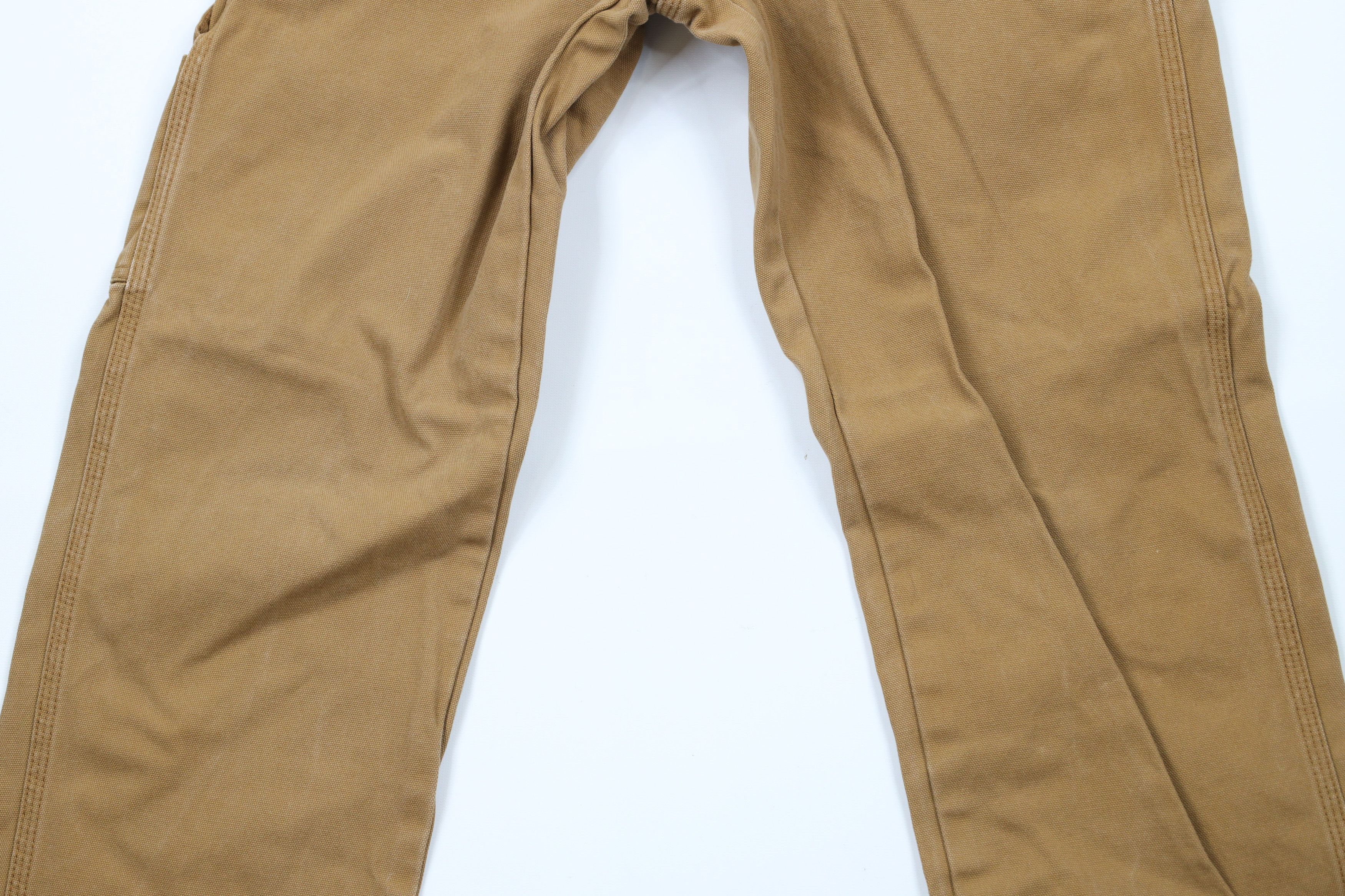 Dickies × Vintage Vintage Dickies Spell Out Canvas Dungaree Pants Duck Brown Size US 30 / EU 46 - 3 Thumbnail