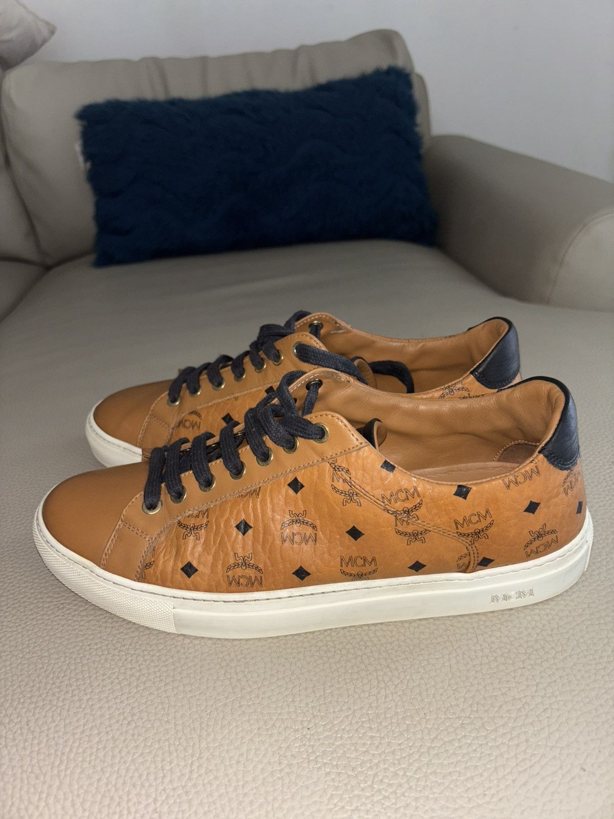MCM MCM leather sneakers Size US 10 / EU 43 - 2 Thumbnail