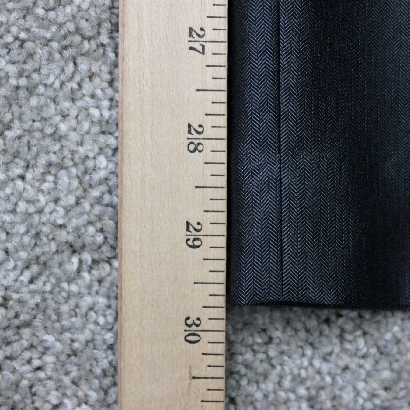 Calvin Klein Calvin Klein Dress Pants Mens 40x30 Gray Flat Front Slim Polyester Rayon City Preppy NWT Size US 40 / EU 56 - 4 Thumbnail