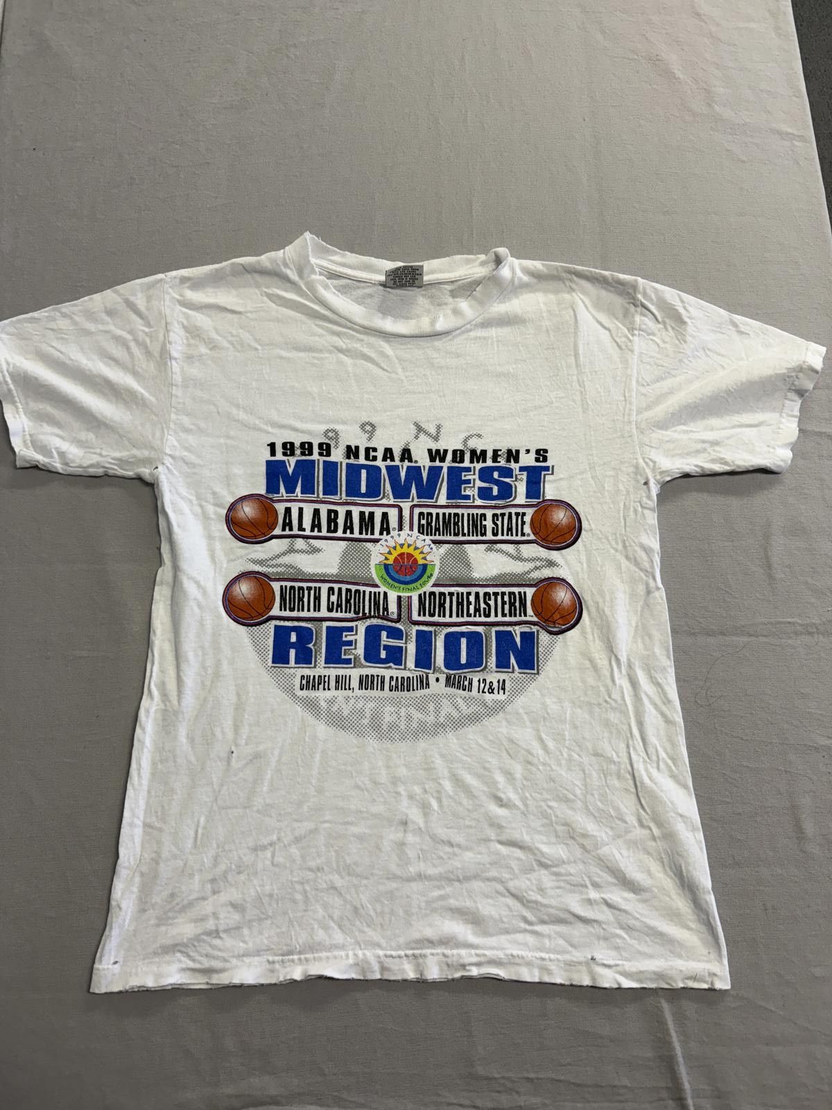Gear for Sports Vintage NCAA Womens Final Four T-shirt 1999 Midwest Region M Size US M / EU 48-50 / 2 - 1 Thumbnail