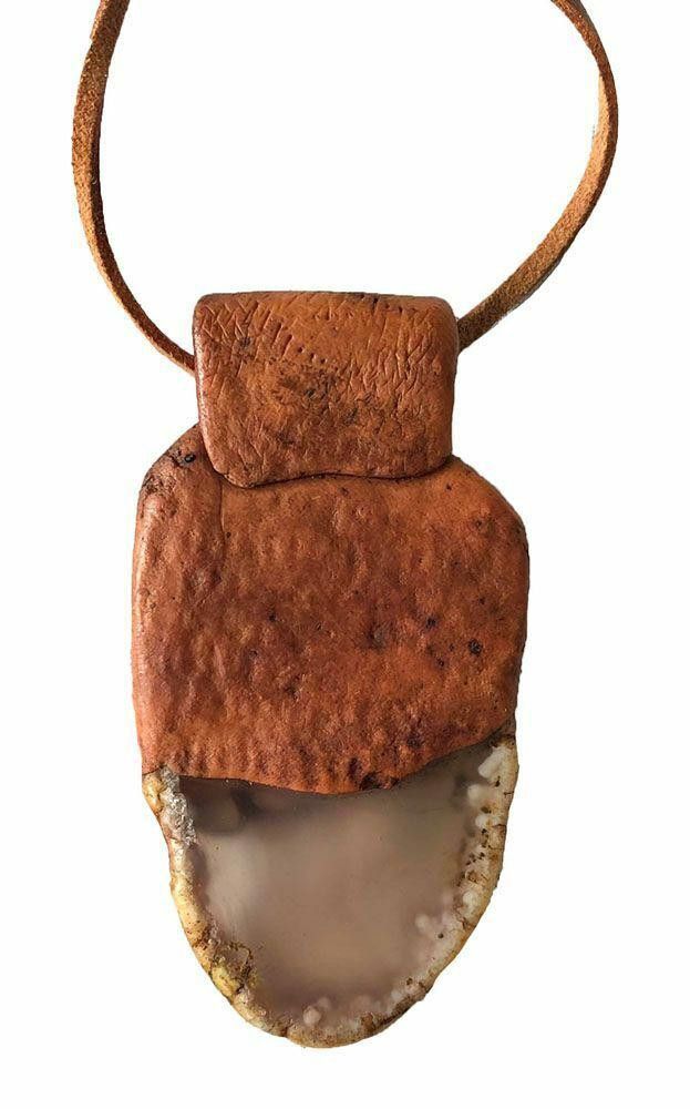 Designer New Brown Artisan Hand Made Necklace Size ONE SIZE - 2 Thumbnail