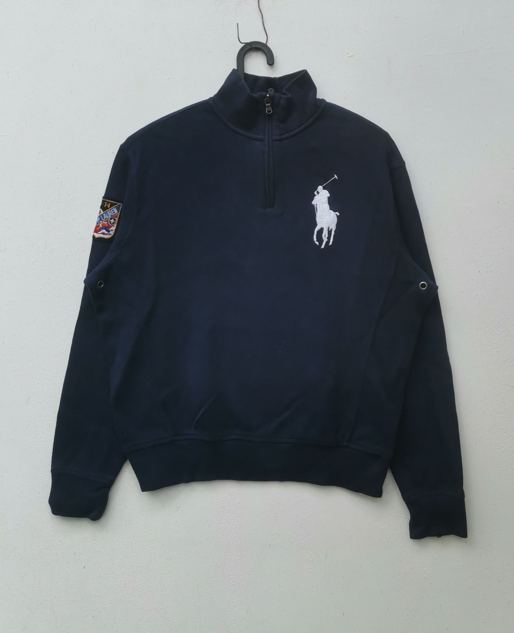Polo Ralph Lauren Rare Polo by Ralph Lauren sweatshirt half zipper Size US M / EU 48-50 / 2 - 1 Thumbnail