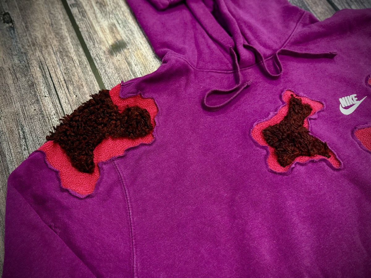Nike Nike Custom Hoodie Vintage 90s Y2K Reworked Size US L / EU 52-54 / 3 - 3 Thumbnail