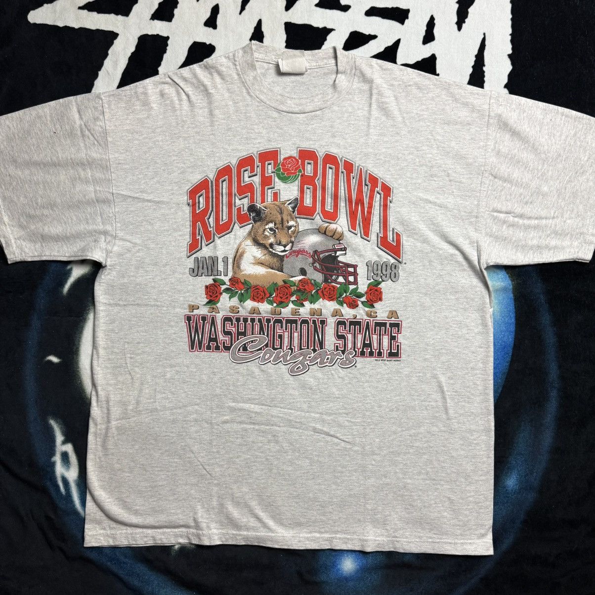 Jerzees × NCAA × Vintage 90's Cougars Super Bowl Tee Size US L / EU 52-54 / 3 - 1 Thumbnail