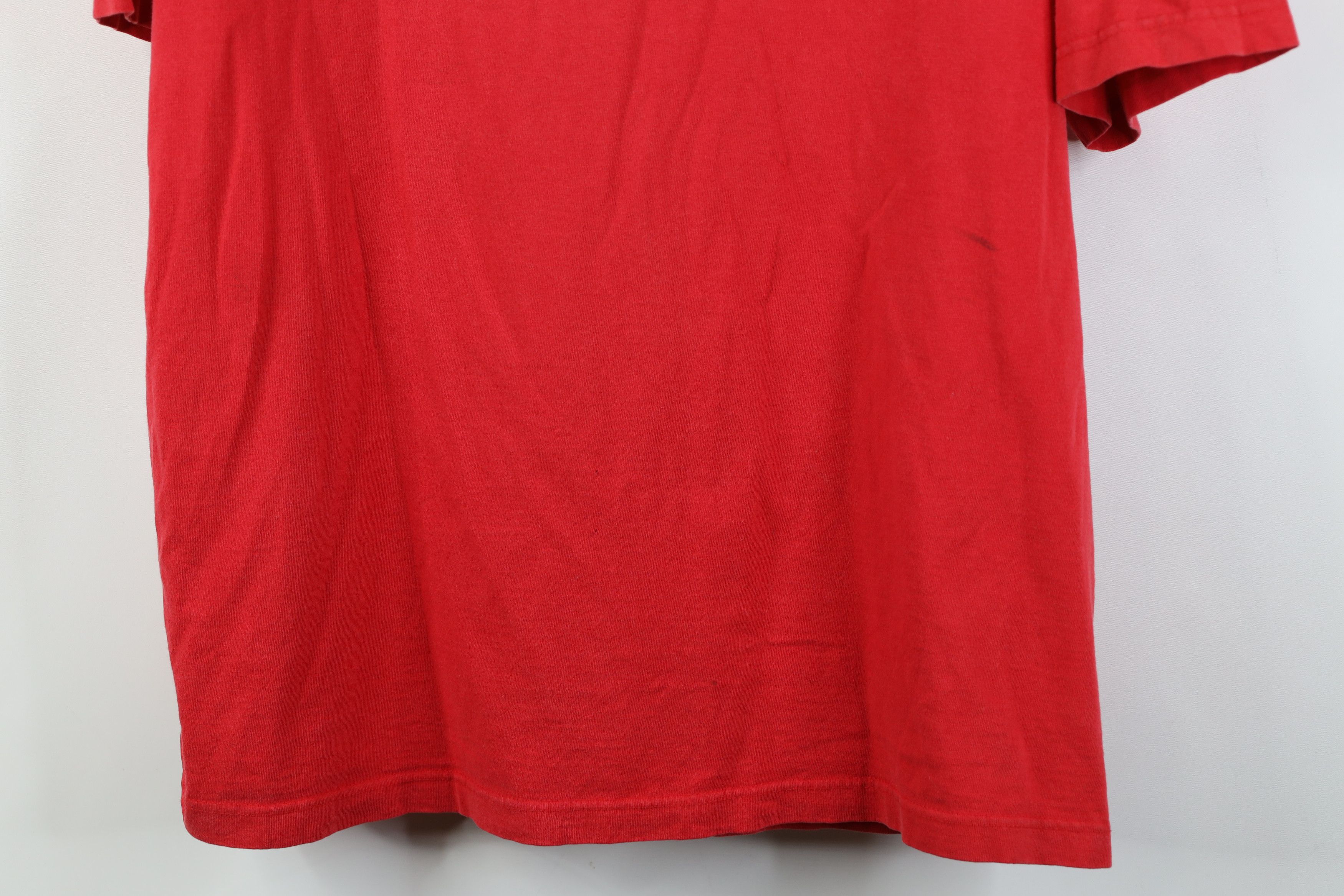 Tommy Hilfiger Vintage 90s Tommy Hilfiger Short Sleeve T-Shirt Red Size US L / EU 52-54 / 3 - 3 Thumbnail