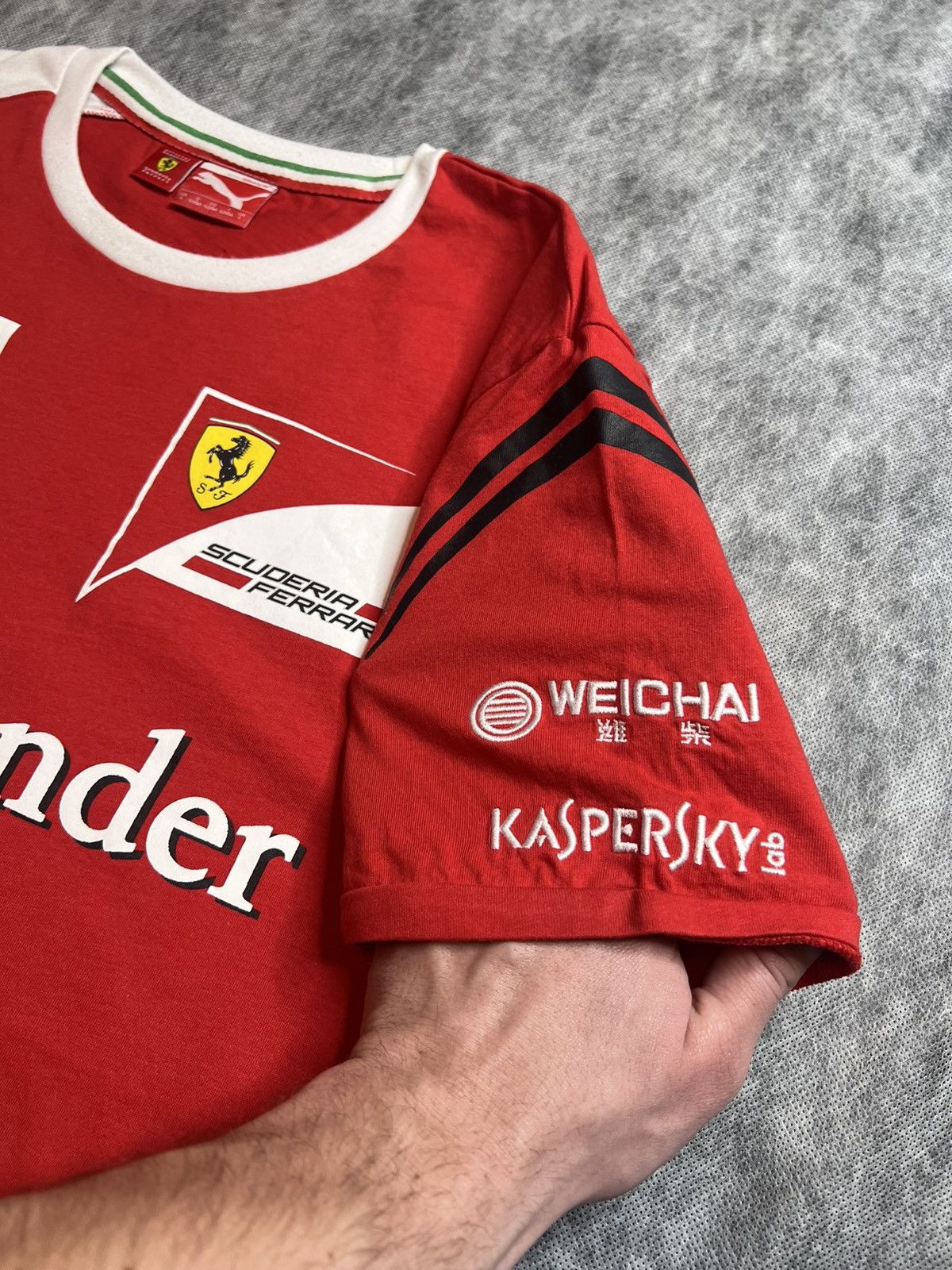 Puma Ferrari Scuderia F1 Team T-Shirt Puma Santander Size US L / EU 52-54 / 3 - 6 Thumbnail