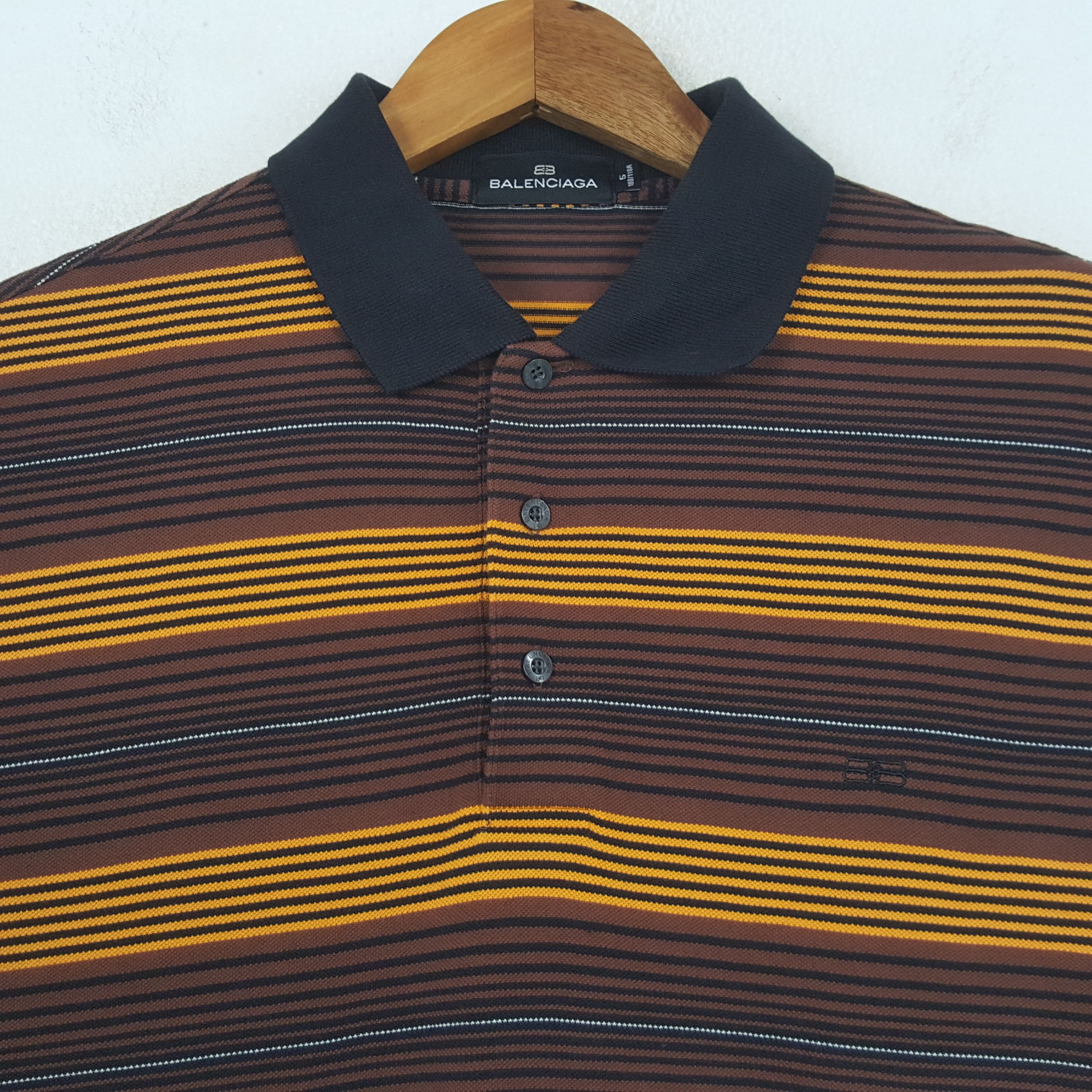 Balenciaga × Vintage Vintage Balenciaga Luxury Fashion Brand Shirts C294N8 Size US L / EU 52-54 / 3 - 2 Thumbnail