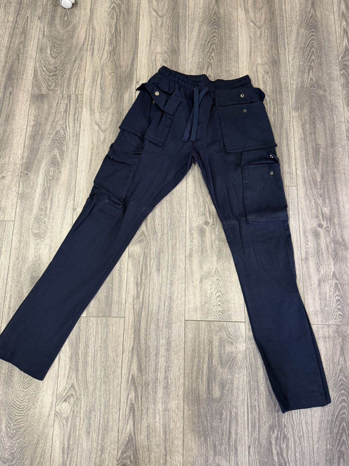 Fashion Nova Mens Blue Cargo Pants size large Size US 34 / EU 50 - 1 Thumbnail