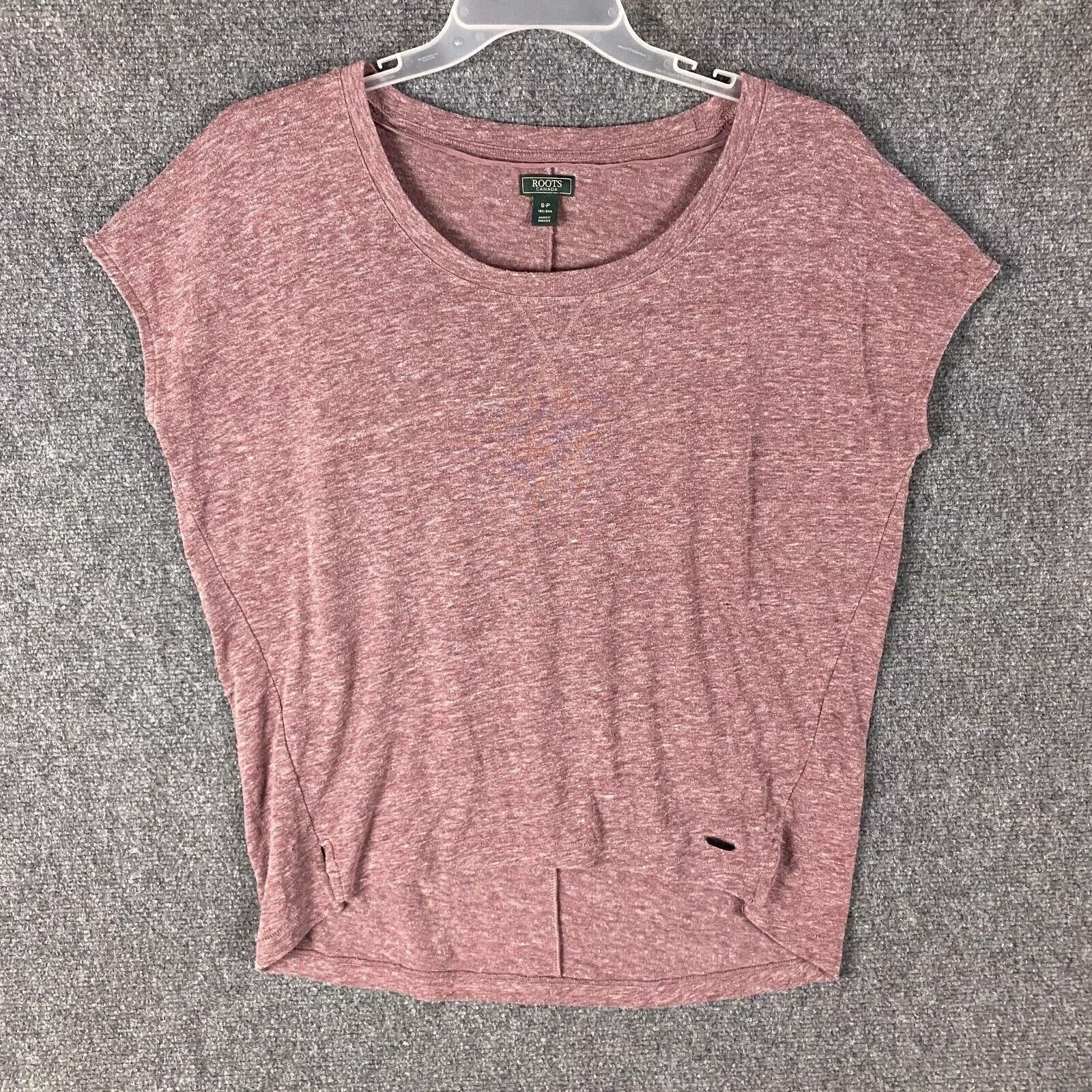 Roots Root Canada Top Women's Small Polyester Blend Half Sleeve S Size S / US 4 / IT 40 - 1 Thumbnail
