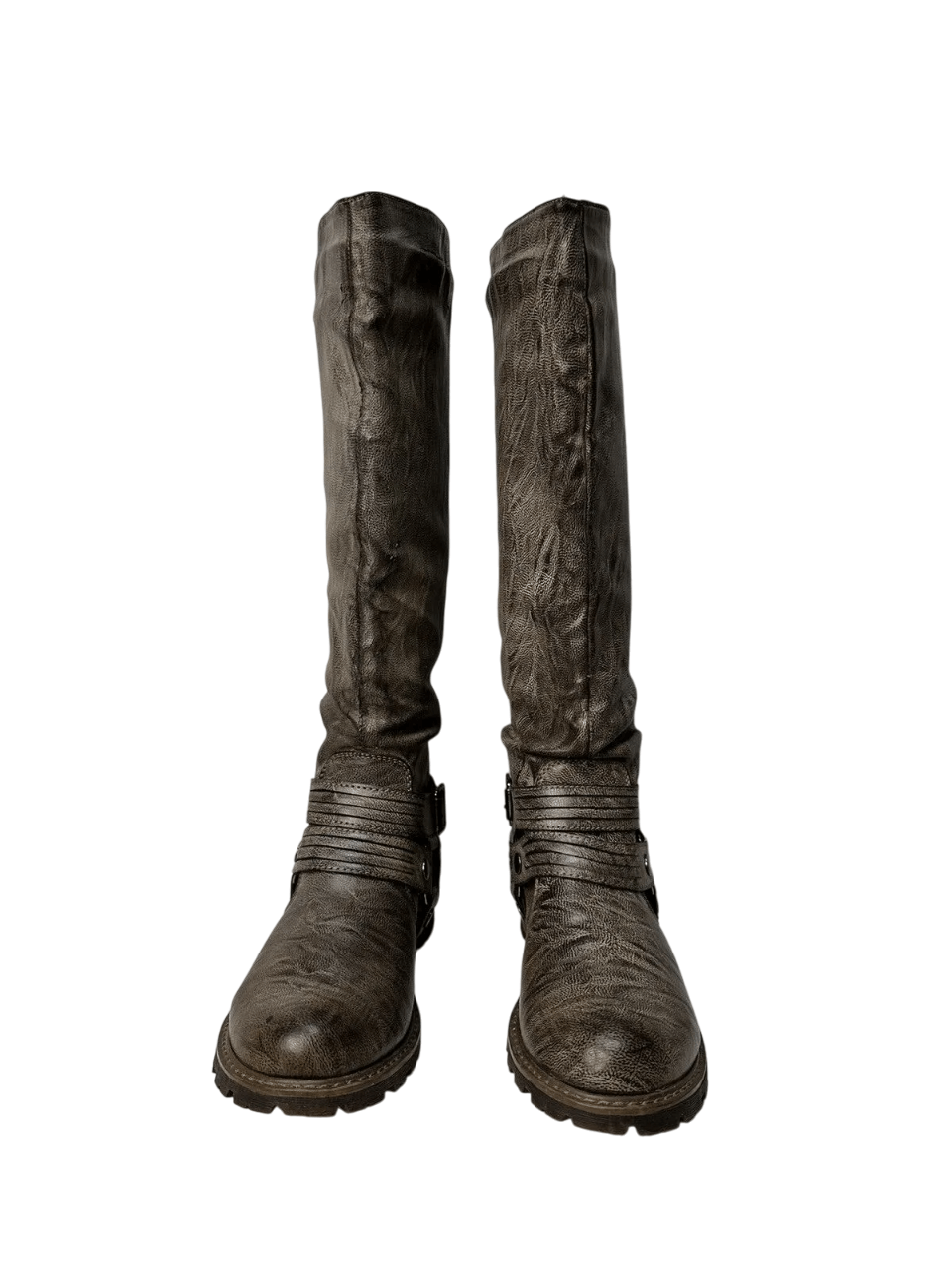 Western Rise Vintage High Boots Leather Rick Owens Style Western Opium Size US 8 / EU 41 - 2 Thumbnail