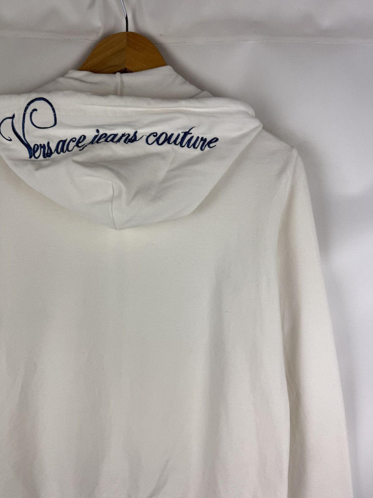 Versace Jeans Couture Versace Jeans Couture Y2K Studded Big Logo Full Zip Hoodie Size S / US 4 / IT 40 - 19 Thumbnail