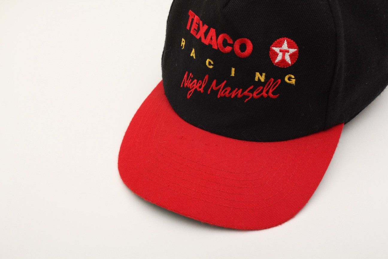 Formula 1 Nigel Mansell Original Baseball Cap Texaco F1 Snapback Size ONE SIZE - 10 Thumbnail