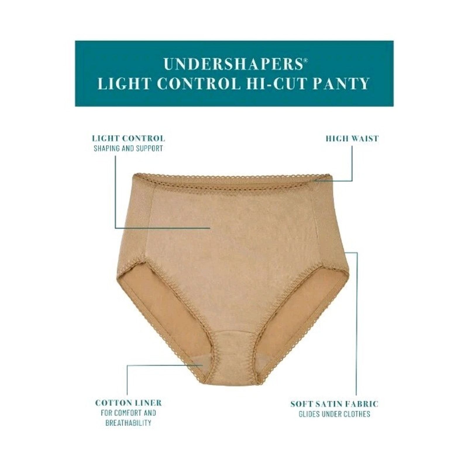 Other VANITY FAIR Women 3-Pair Hi Cut Panties Nylon Size 4XL/11 Size ONE SIZE - 3 Thumbnail
