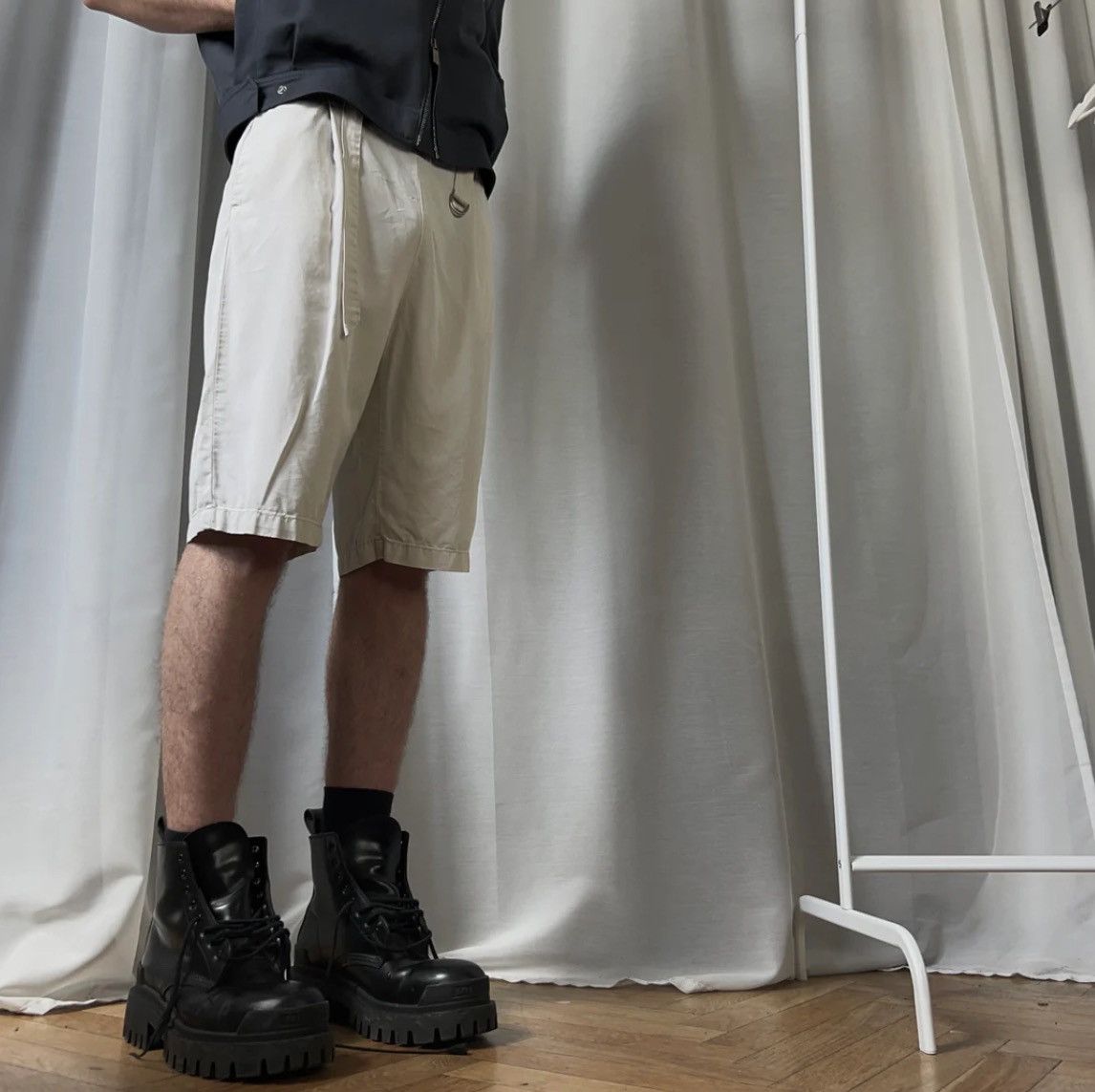 Maison Margiela MM6 Maison Martin Margiela Belted Lyocell Shorts Size US 30 / EU 46 - 2 Thumbnail