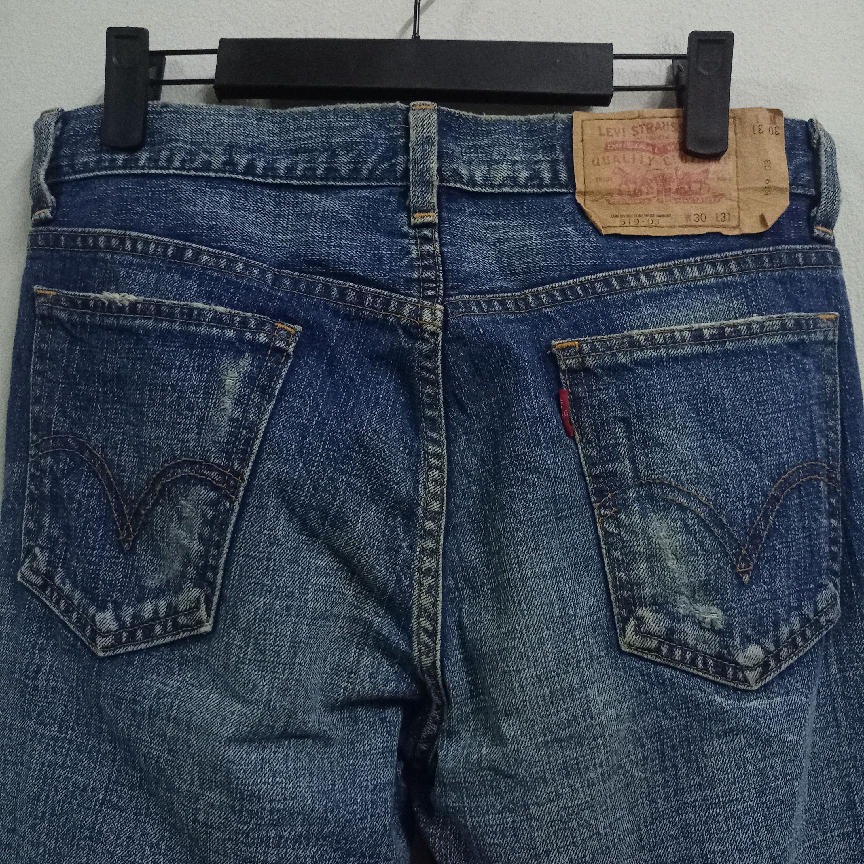 Levi's × Levi's Vintage Clothing Vintage 90s LEVIS 519 Japan Distressed Style Jeans Size US 30 / EU 46 - 7 Thumbnail