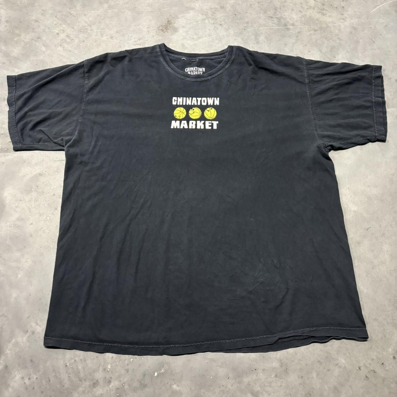 Market × Vintage Crazy Vintage Y2K/2000s Black Chinatown Market Streetwear Graphic Tee! Size US XXL / EU 58 / 5 - 1 Thumbnail