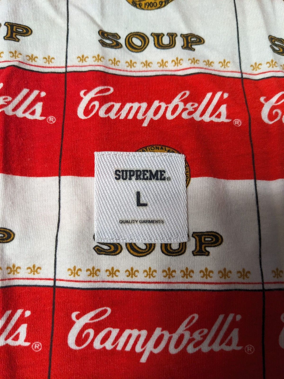 Supreme SS12 Supreme Campbell's Soup Tee T-shirt L Large 2012 Size US L / EU 52-54 / 3 - 6 Thumbnail