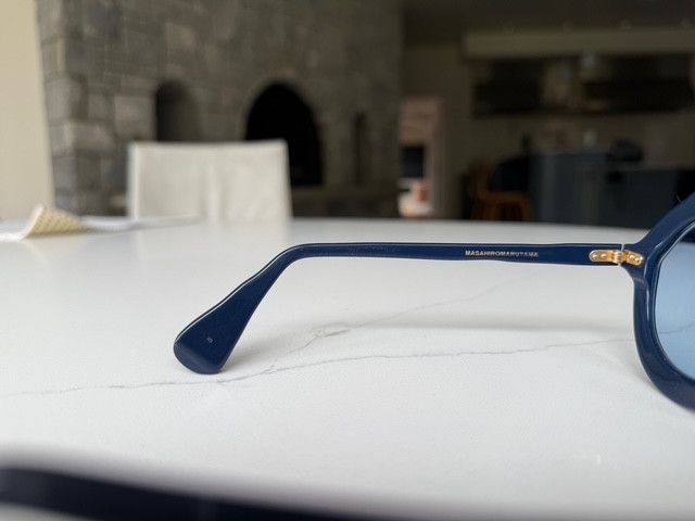 MASAHIROMARUYAMA Round Blue Frames - mm0024 Size ONE SIZE - 3 Thumbnail