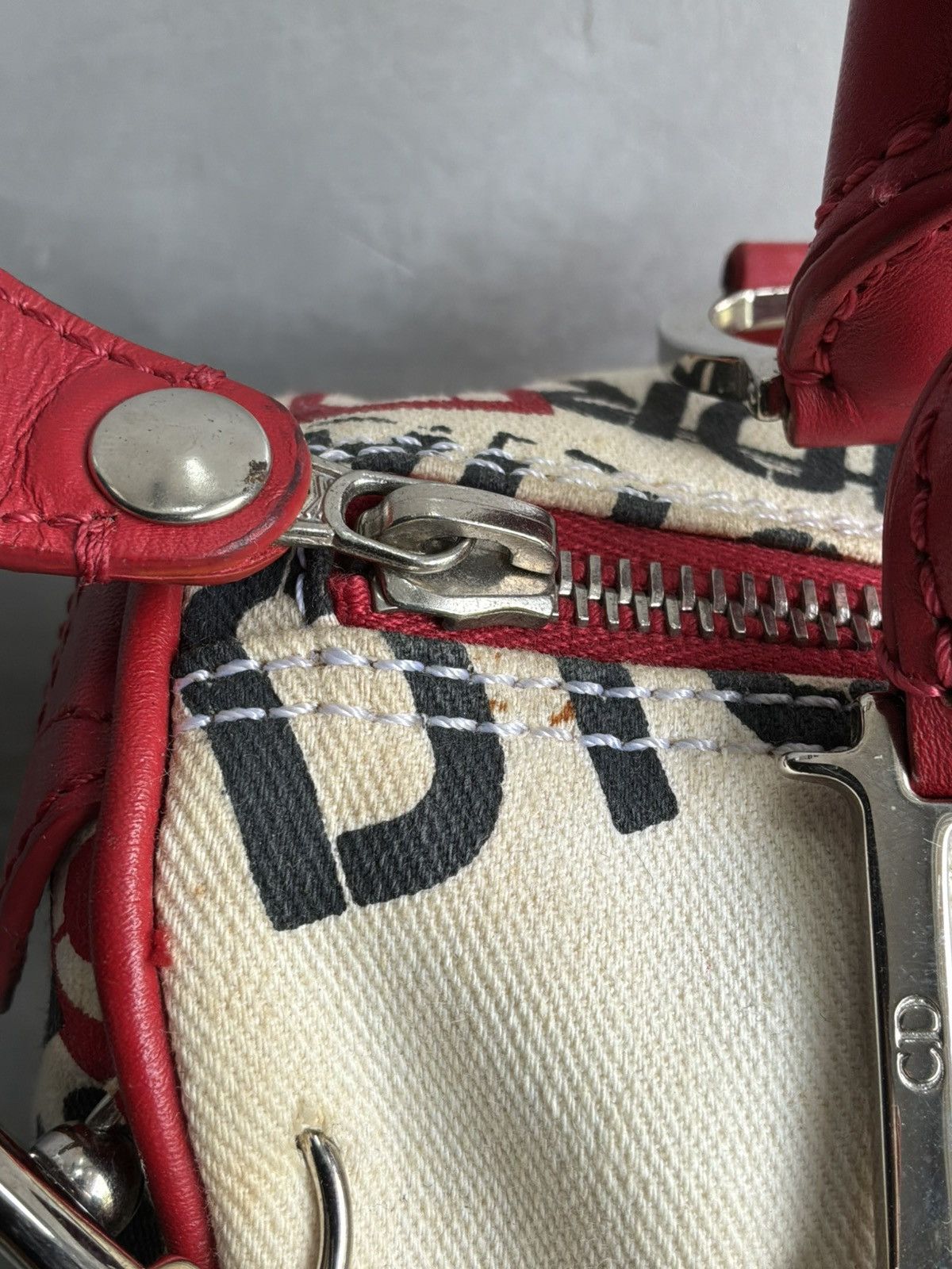 Dior Dior - Galliano Era - Hardcore Pierced Mini Boston Bag Size ONE SIZE - 9 Thumbnail