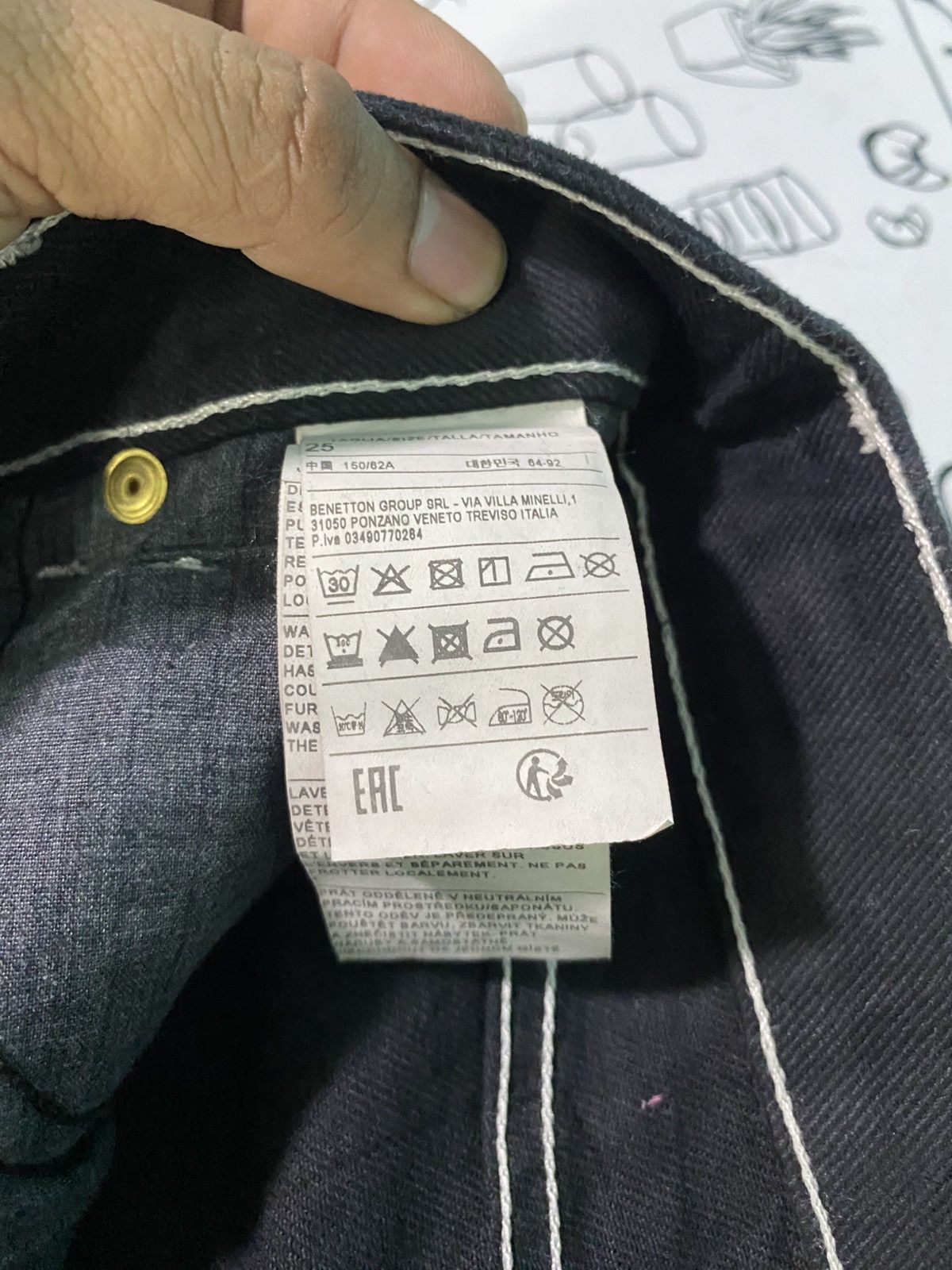 United Colors Of Benetton United colors of benetton wide black pants Size US 26 / EU 42 - 7 Thumbnail