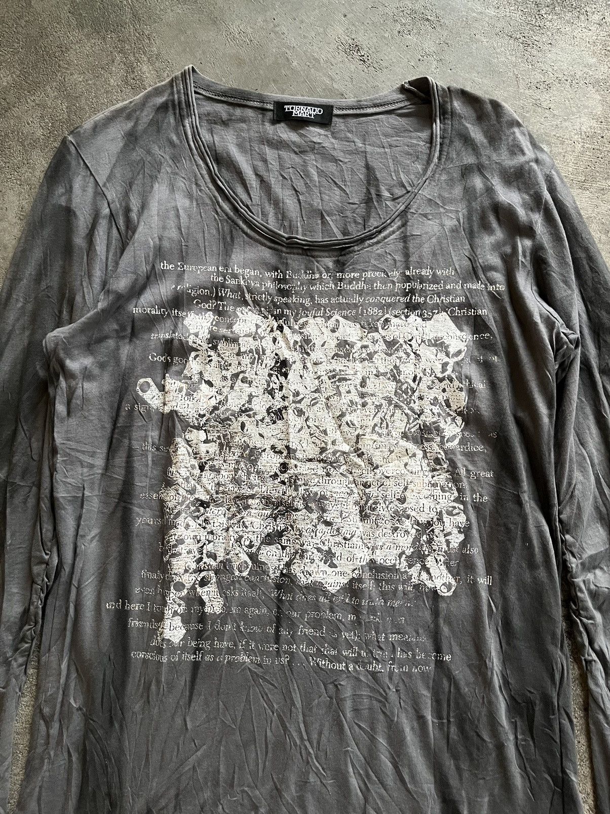 Tornado Mart Japanese~Tornado Mart Japan Poem Punk Mesh Long Sleeve Size US M / EU 48-50 / 2 - 2 Thumbnail