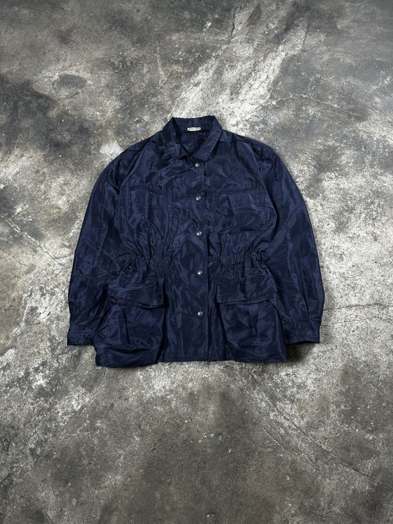 Bottega Veneta Bottega Veneta 100% Silk Utility Field Jacket Size M / US 6-8 / IT 42-44 - 1 Thumbnail