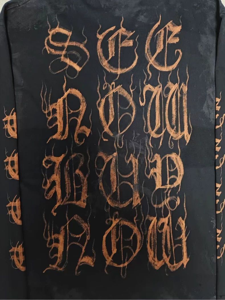 Balenciaga Balenciaga 23fw loose mud dyeing Sanskrit destroys long-sle Size US S / EU 44-46 / 1 - 3 Thumbnail