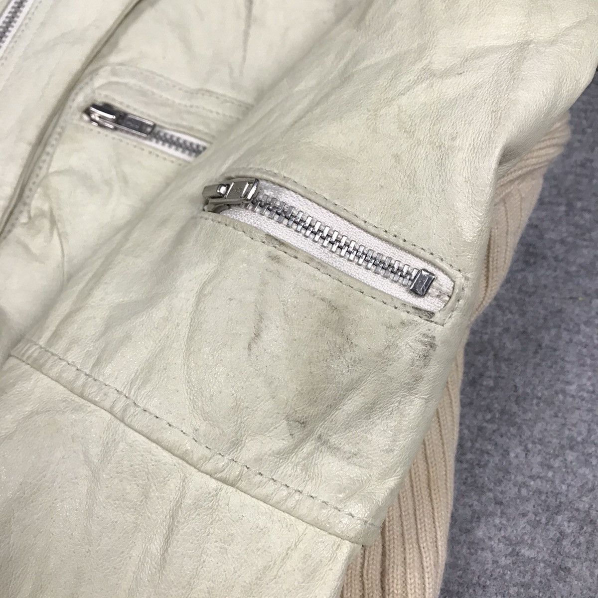 If Six Was Nine × Japanese Brand JAPAN FASHION INGRID LEATHER JACKET Size US S / EU 44-46 / 1 - 6 Thumbnail
