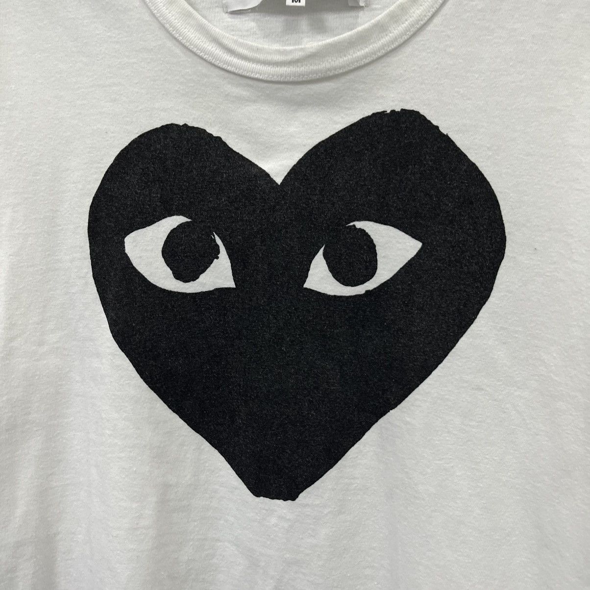 Comme des Garcons Comme Des Garcons Play T Shirt Big Heart Logo White Size US M / EU 48-50 / 2 - 5 Thumbnail