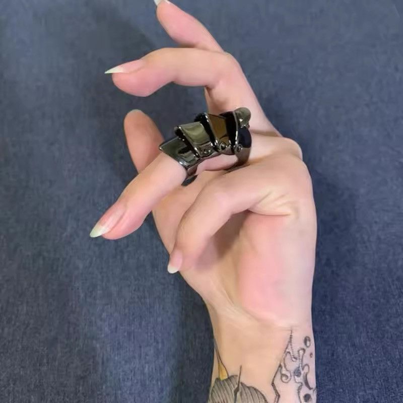 Japanese Brand × Jewelry Armor Ring Rock Punk Style Ring Size ONE SIZE - 2 Thumbnail