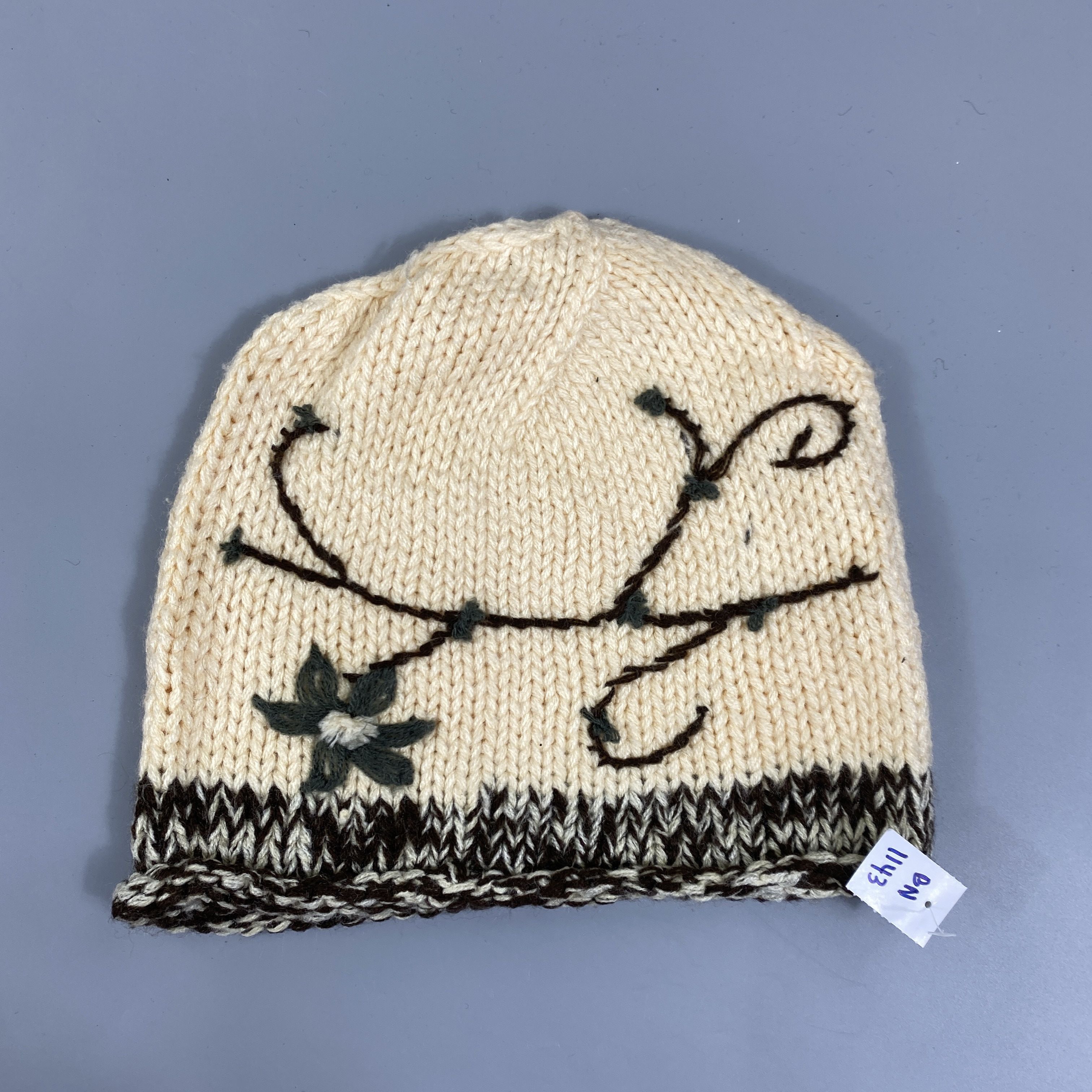 Japanese Brand Vintage Grace Knit Snow Cap Beanie Hat -BN1143 Size ONE SIZE - 6 Thumbnail