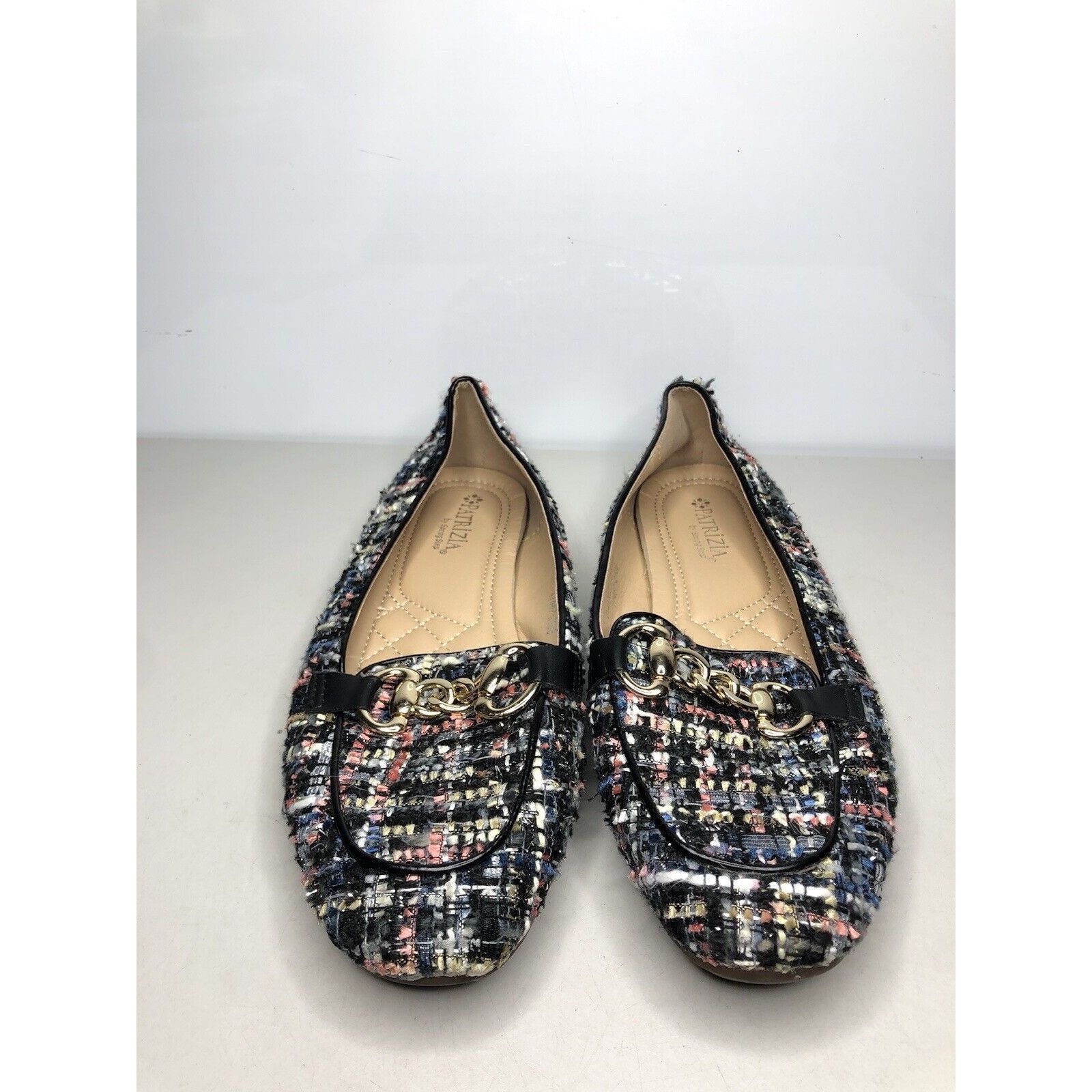Spring Court Patrizia Spring Step Chanello Multicolor Fabric Leather Flat Size US 8.5 / IT 38.5 - 11 Thumbnail