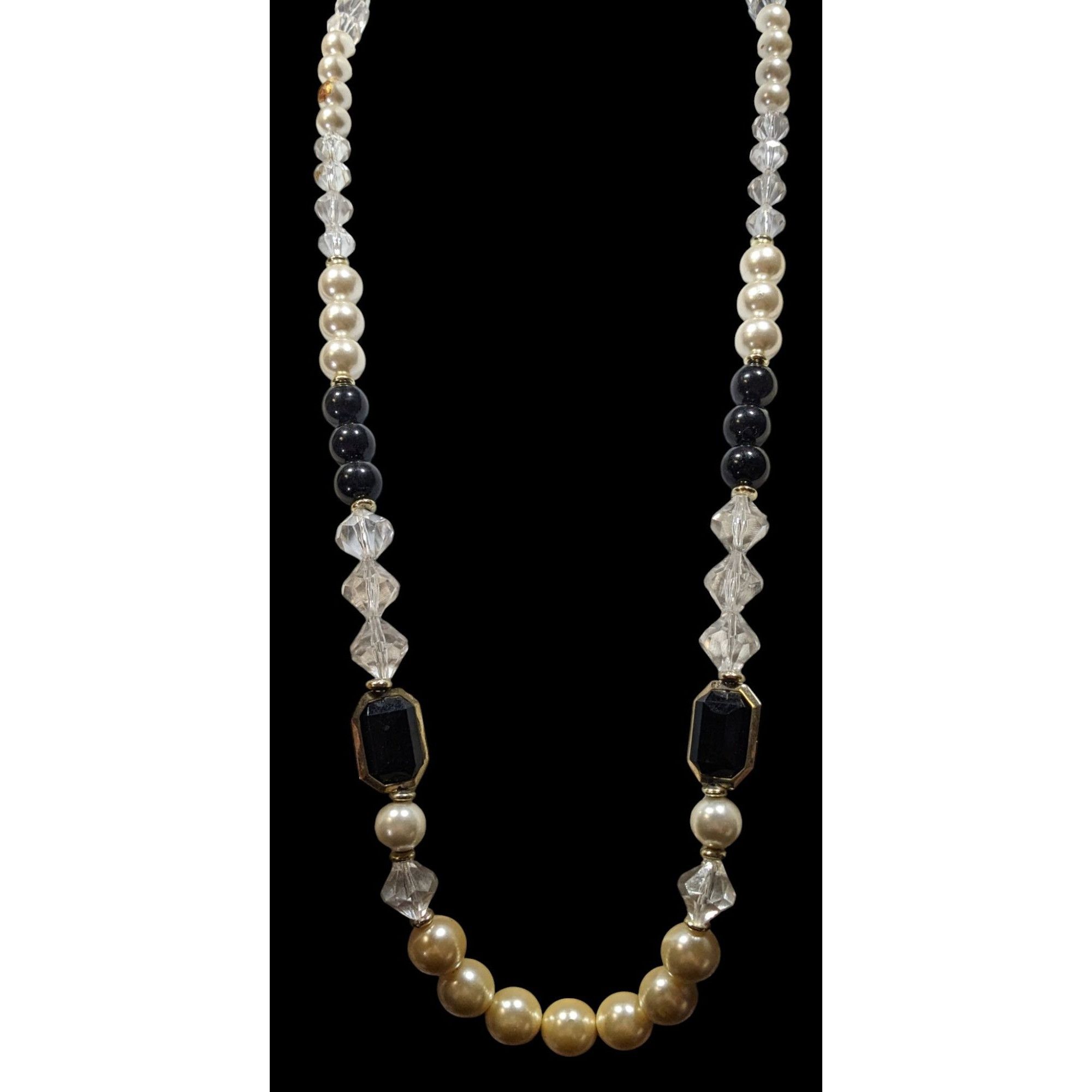 Other Elegant Glam Faux Pearl And Gem Beaded Necklace Size ONE SIZE - 3 Thumbnail